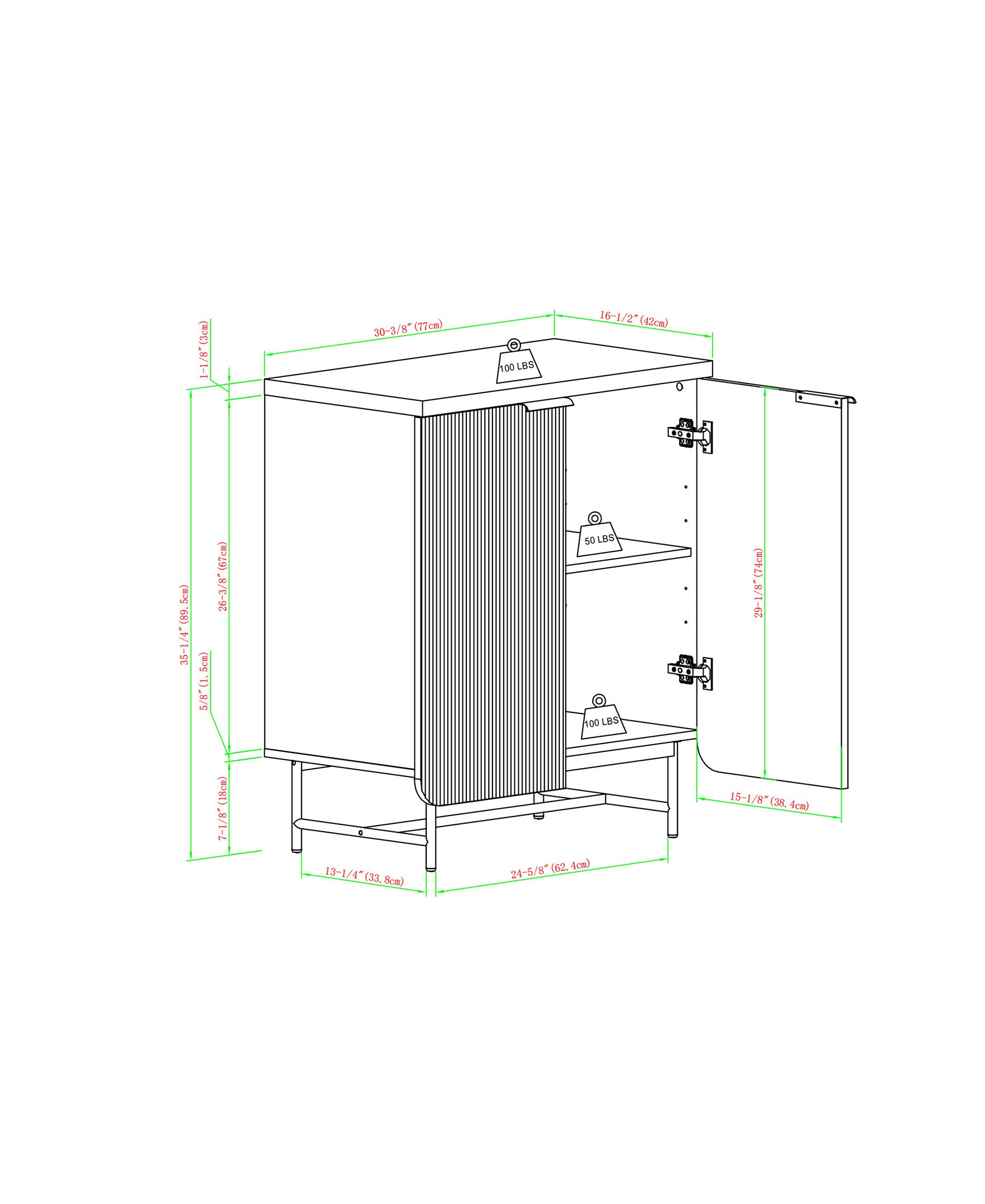 LOVMOR SF-M-B185P169150 Utility-Storage-Cabinets - View #6