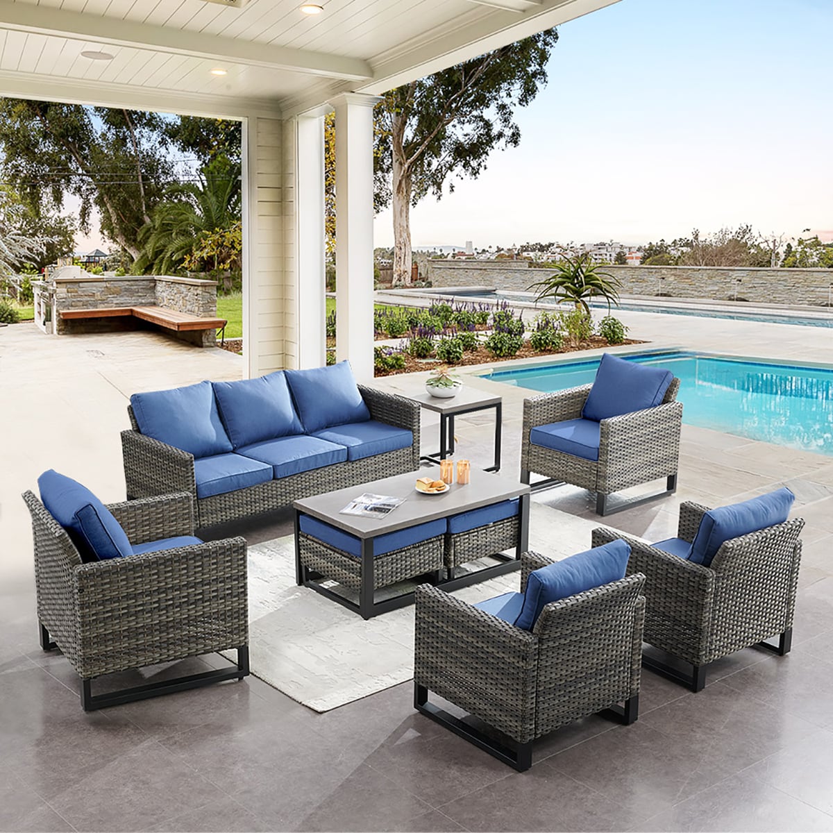 Rilyson FS062063X2065070-1 Patio-Conversation-Sets - View #2