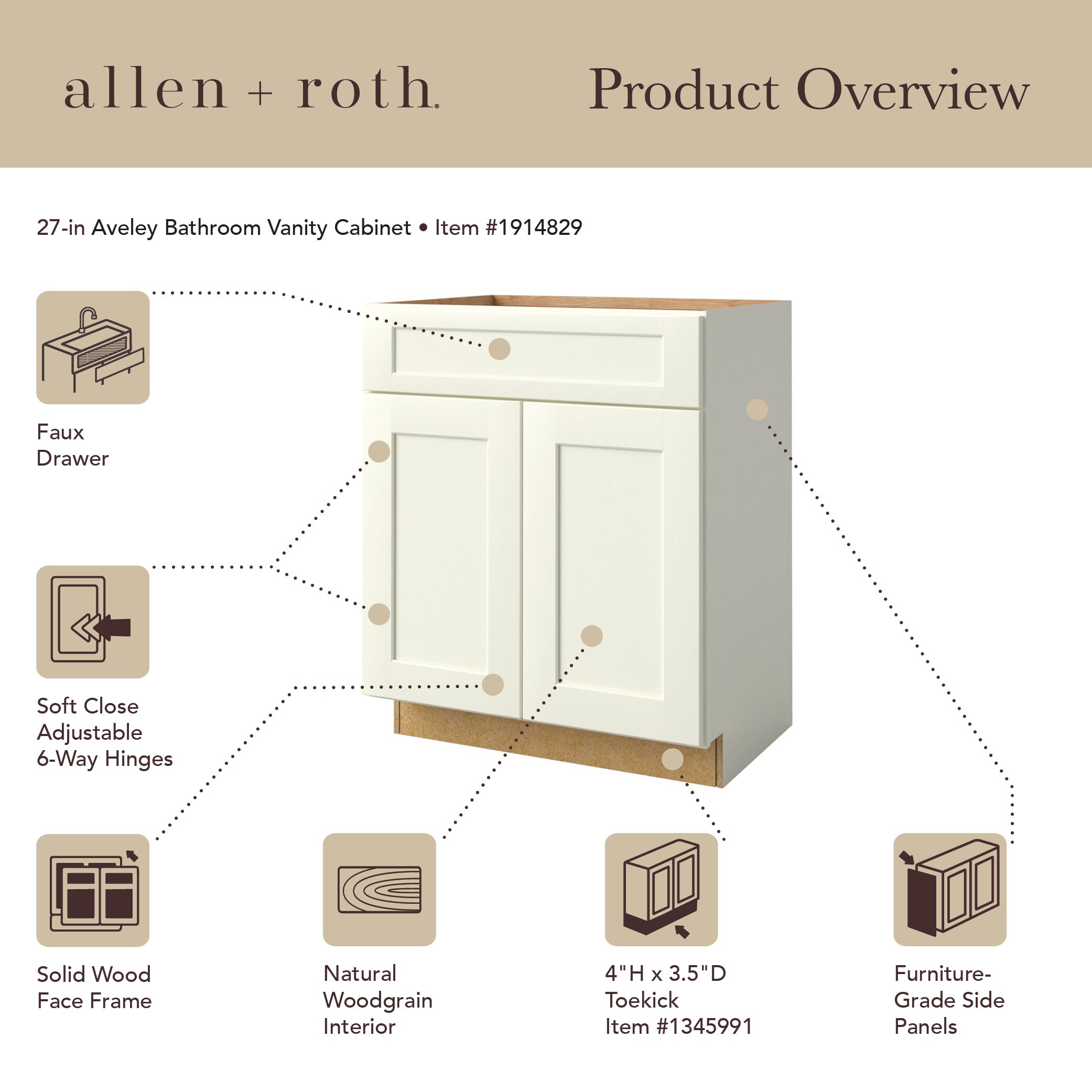 allen + roth 55281AV vanities - View #7