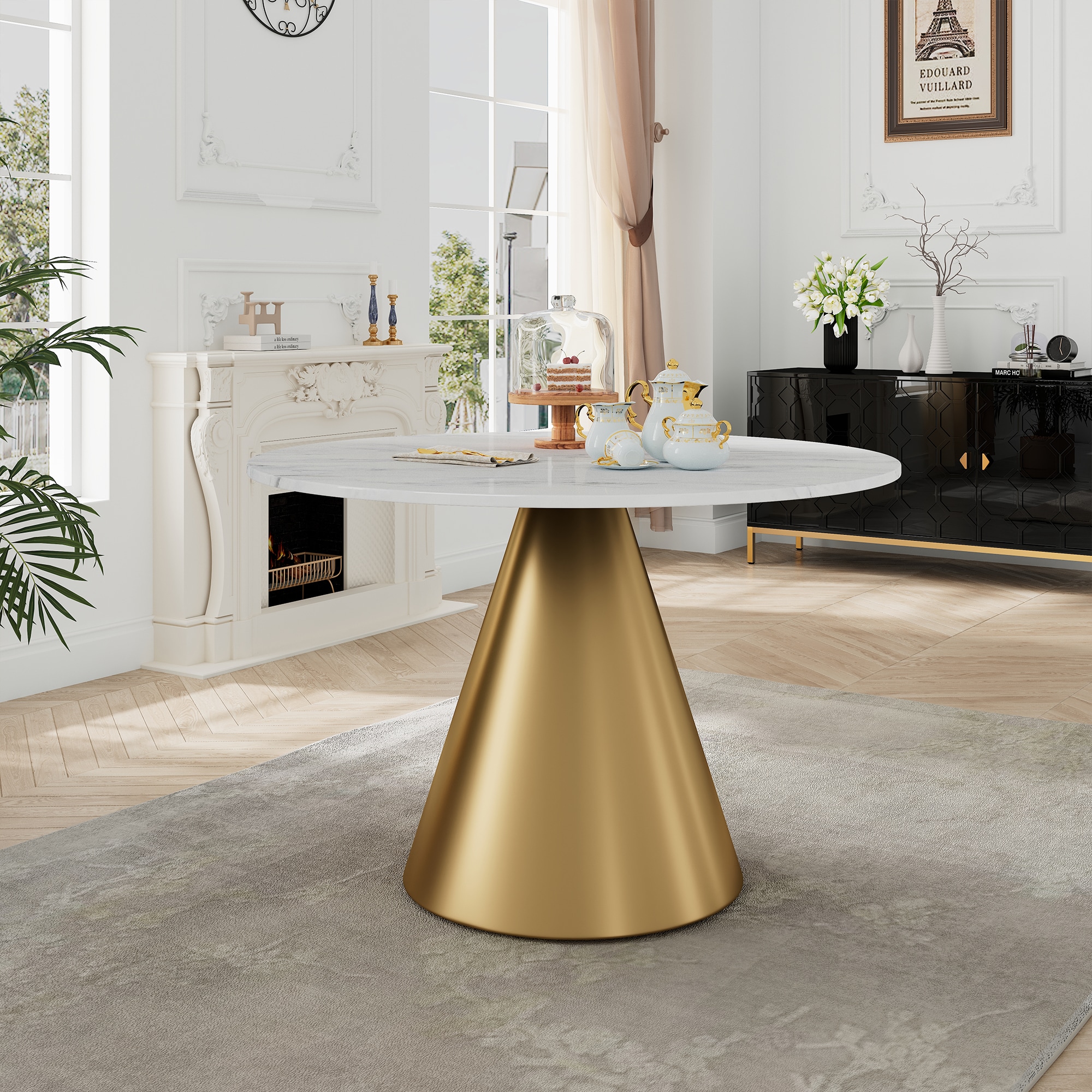 Clihome CL-RT3-BWHBG Dining-Tables - View #5