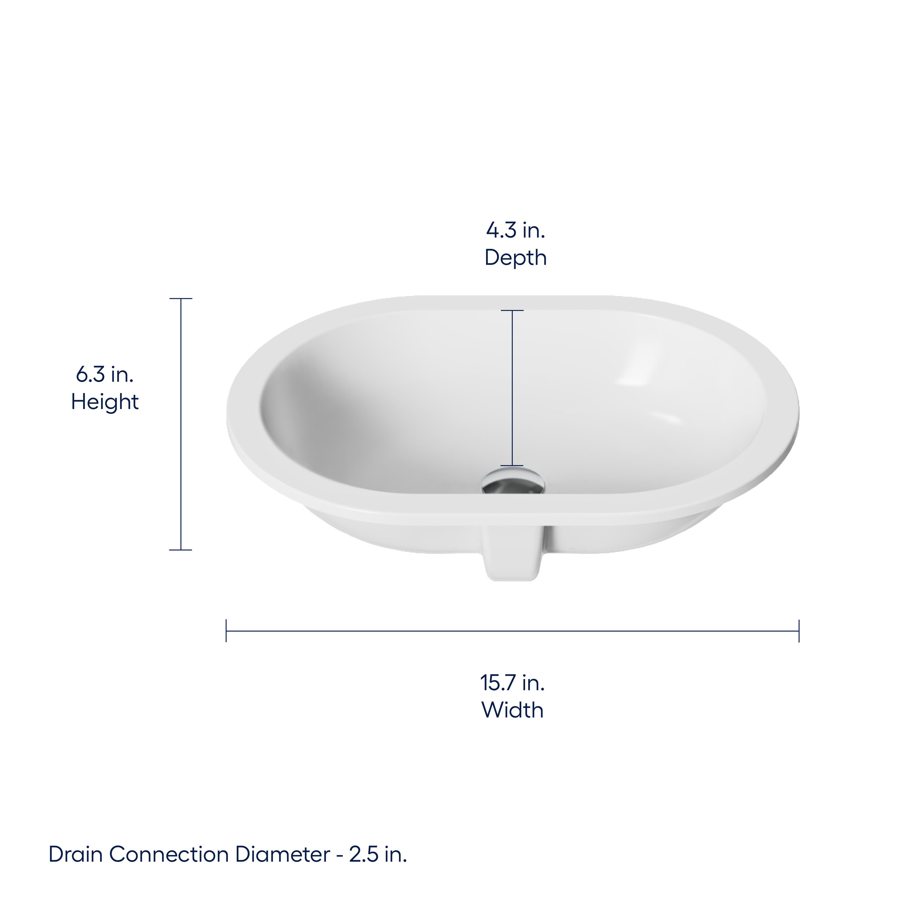 Project Source ML-2215 Bath-Sink - View #2