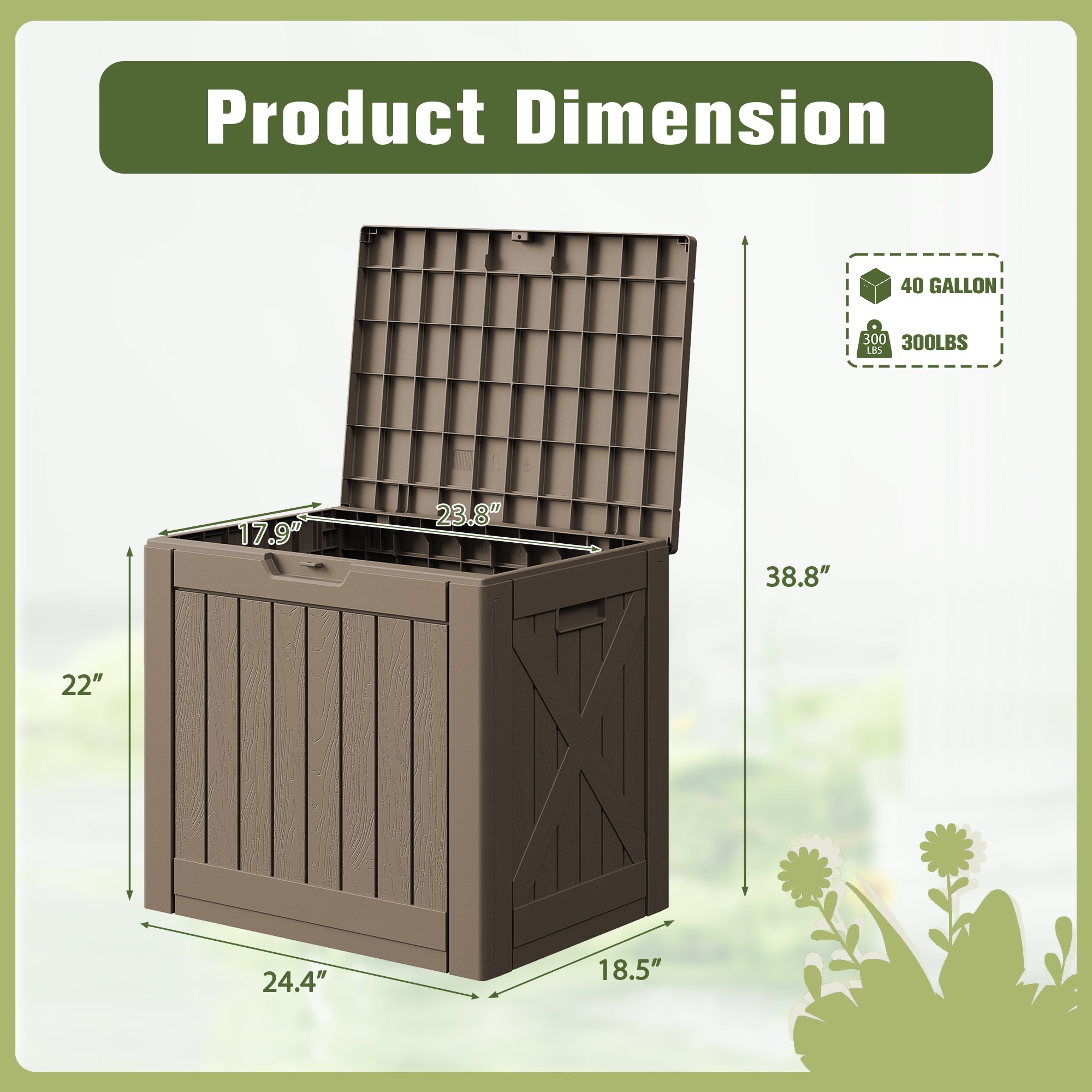 Patiowell WES-0840-WCF Deck-Boxes - View #5