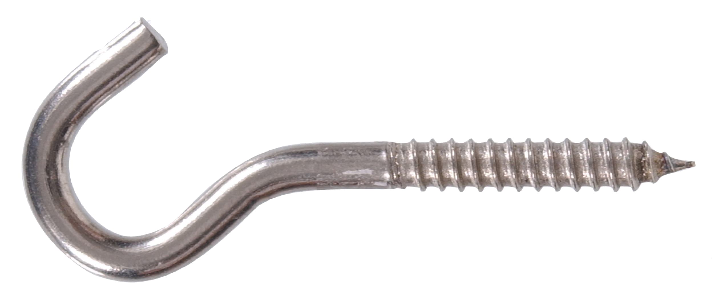 Hillman 0.25-in Stainless Steel Screw Hook (10-Pack) in the Hooks