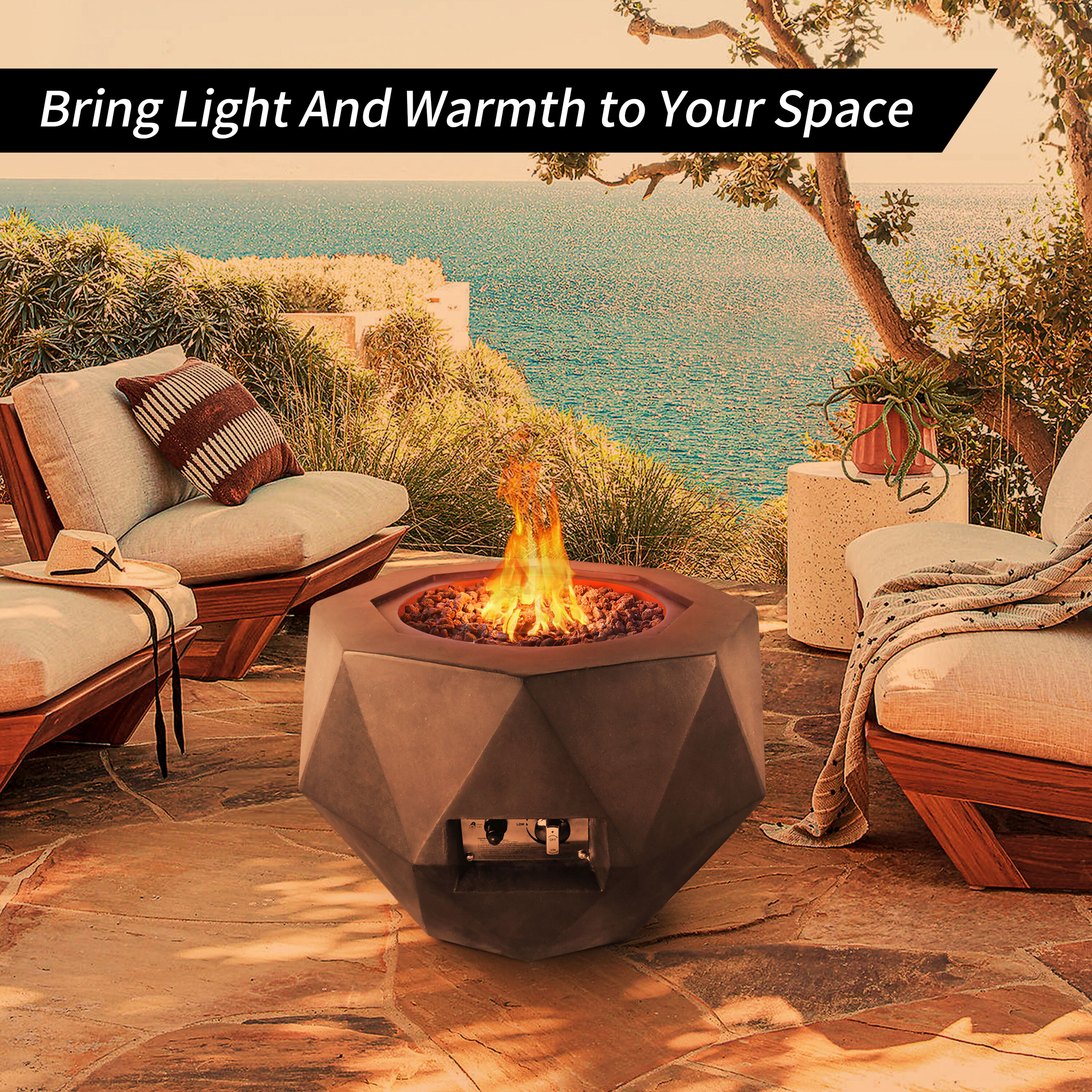 KANTE A-GF002-C60121 Outdoor-Gas-Firepits - View #5