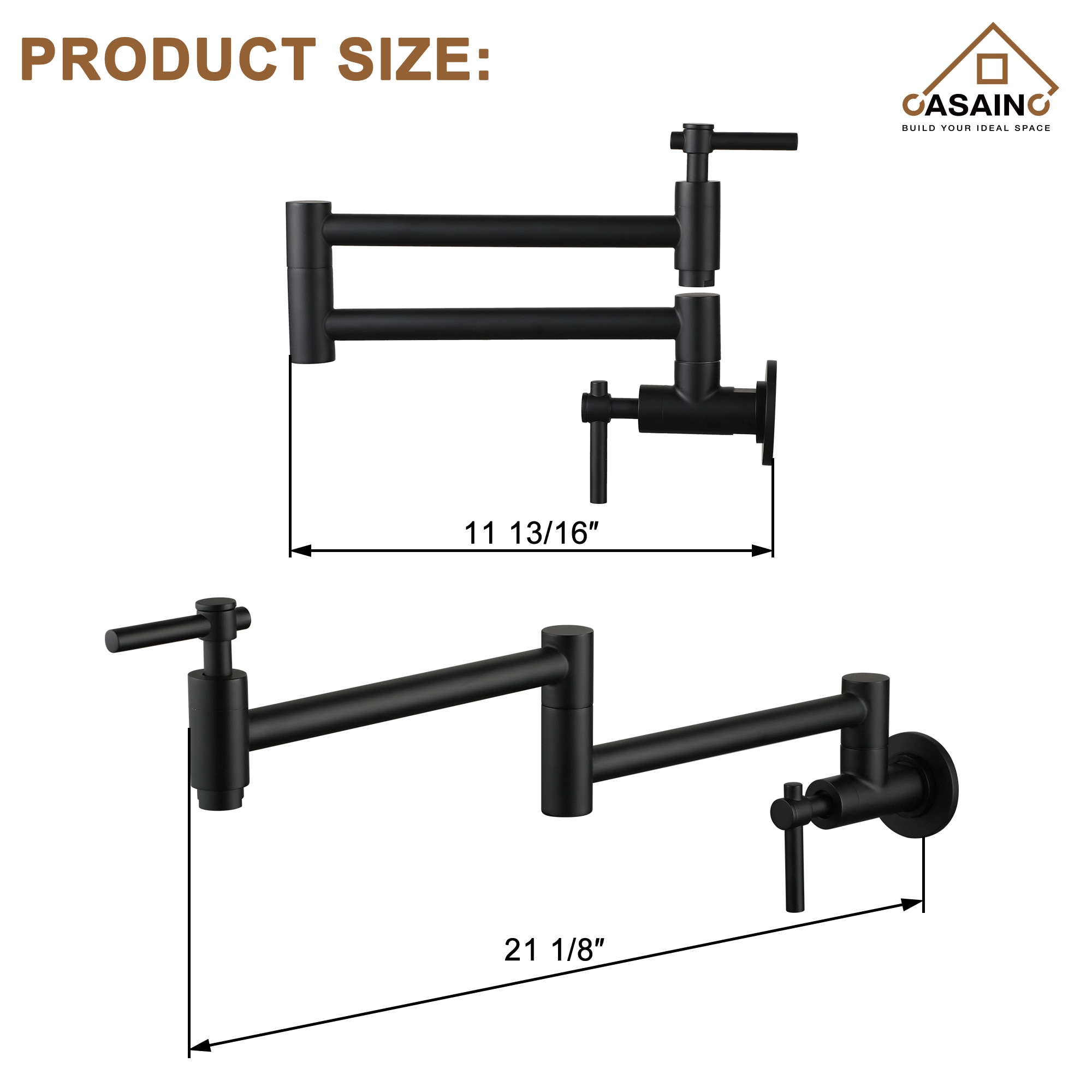 CASAINC CASA02GP24MB Kitchen-Faucets - View #7