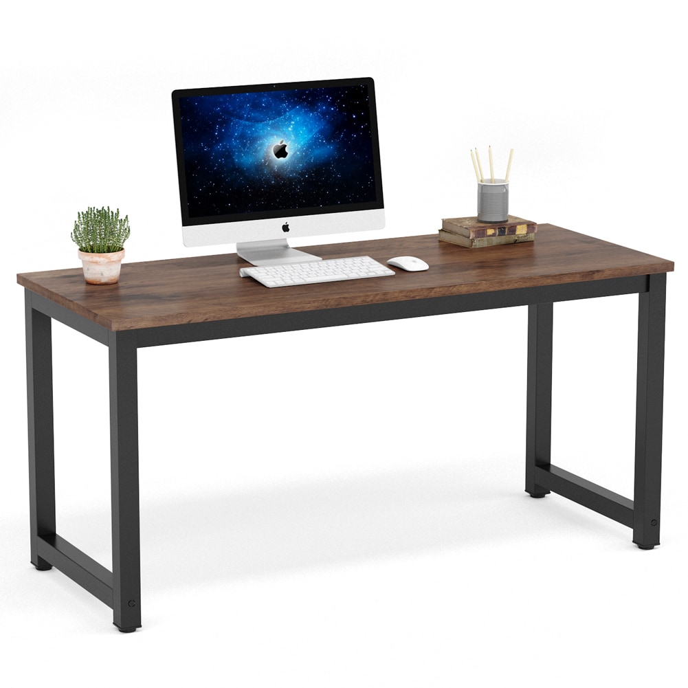 Tribesigns Hoga1035 23.6-in Brown Modern/Contemporary Computer Desk in the  Desks department at