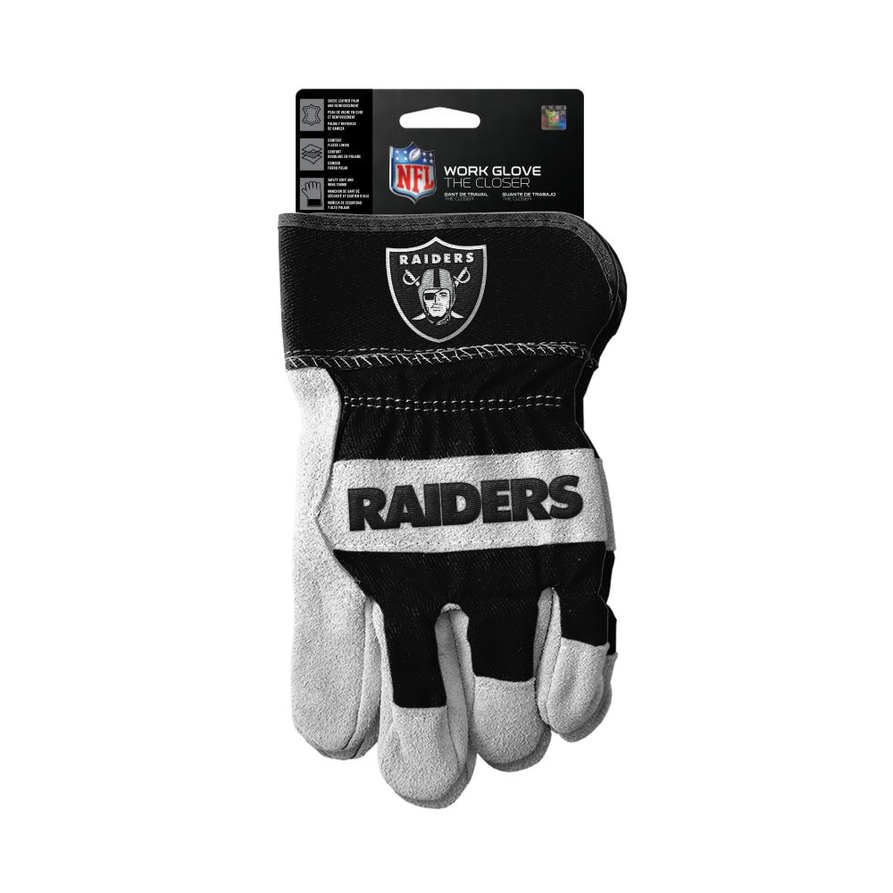 Las Vegas Raiders NFL Utility Gloves - Colored Palm