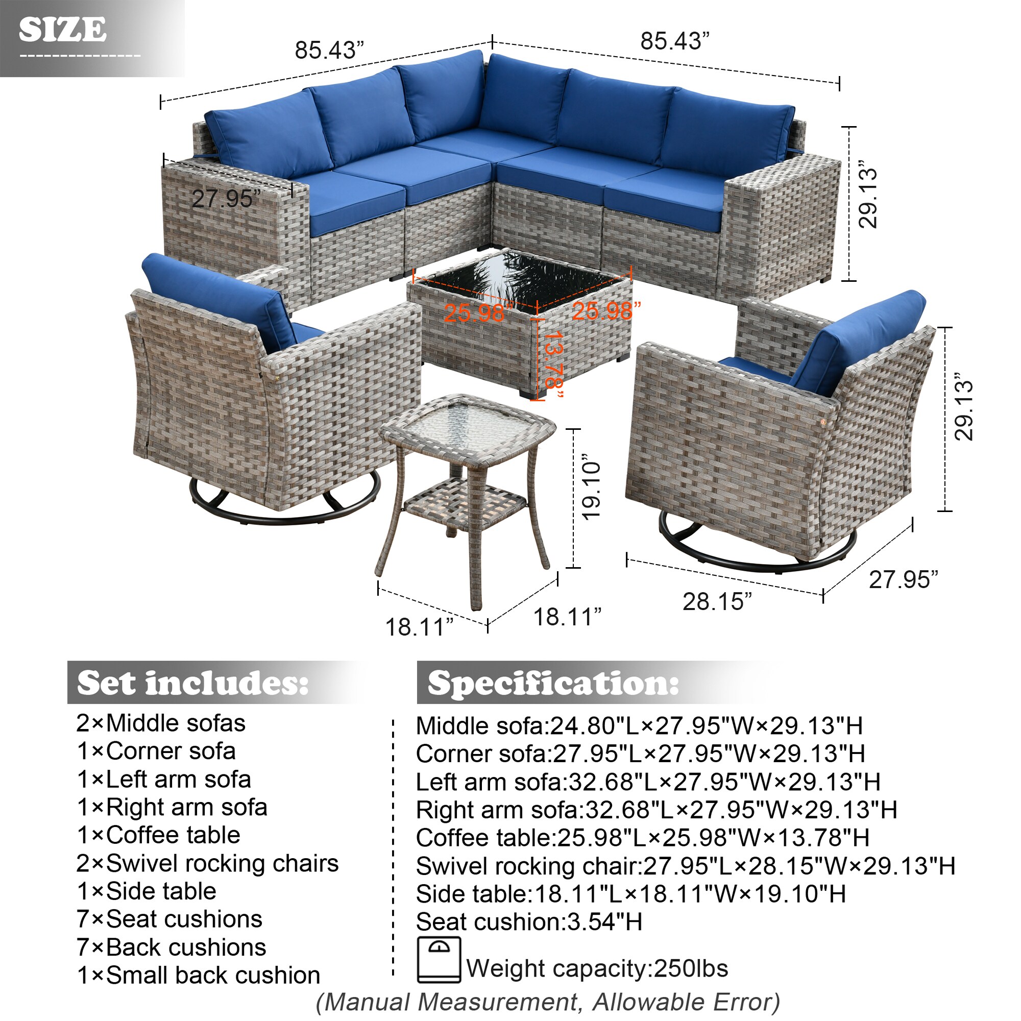 Ovios KFS700Y Patio-Sofas-Daybeds - View #9
