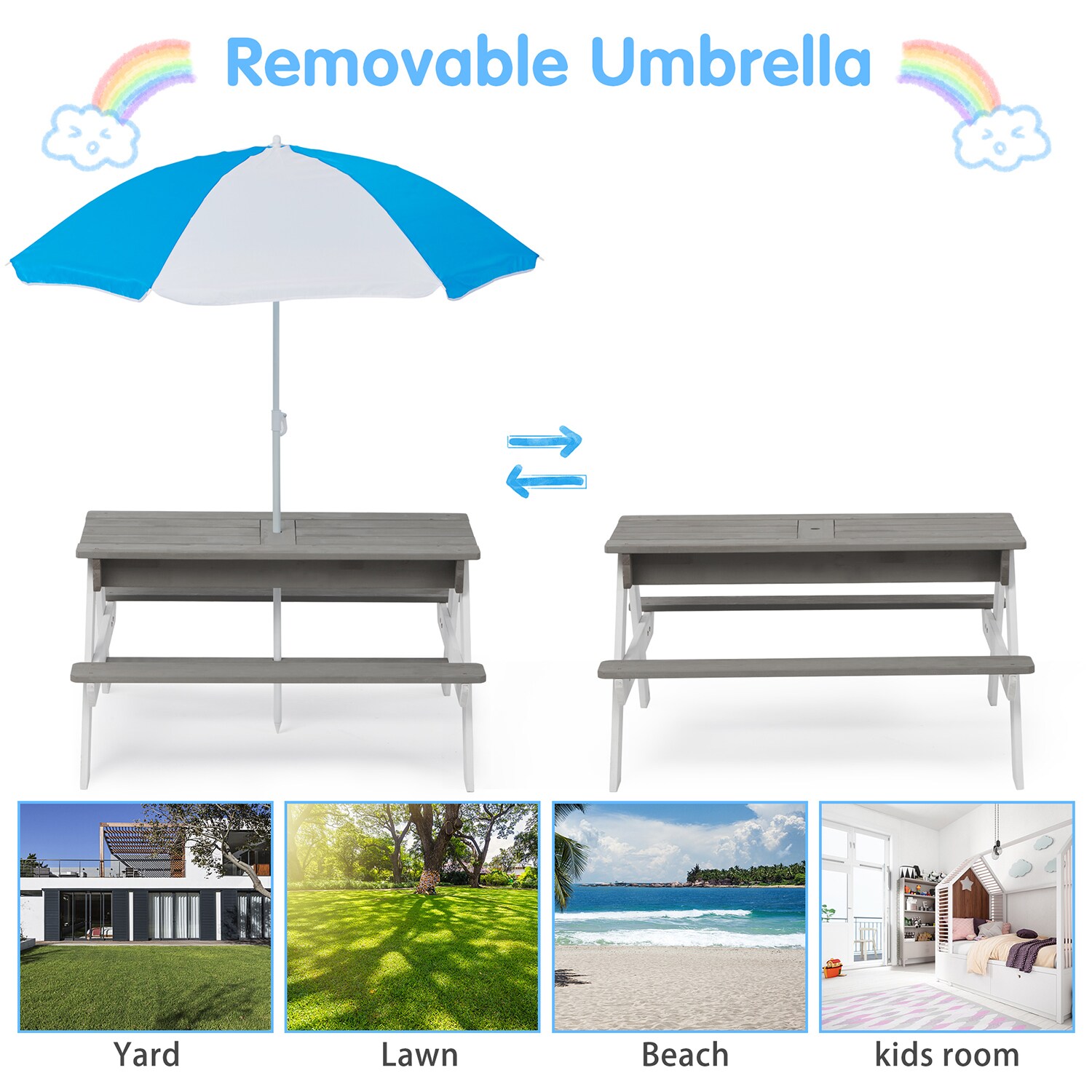 Bybafun YB3100004 Picnic-Tables - View #2