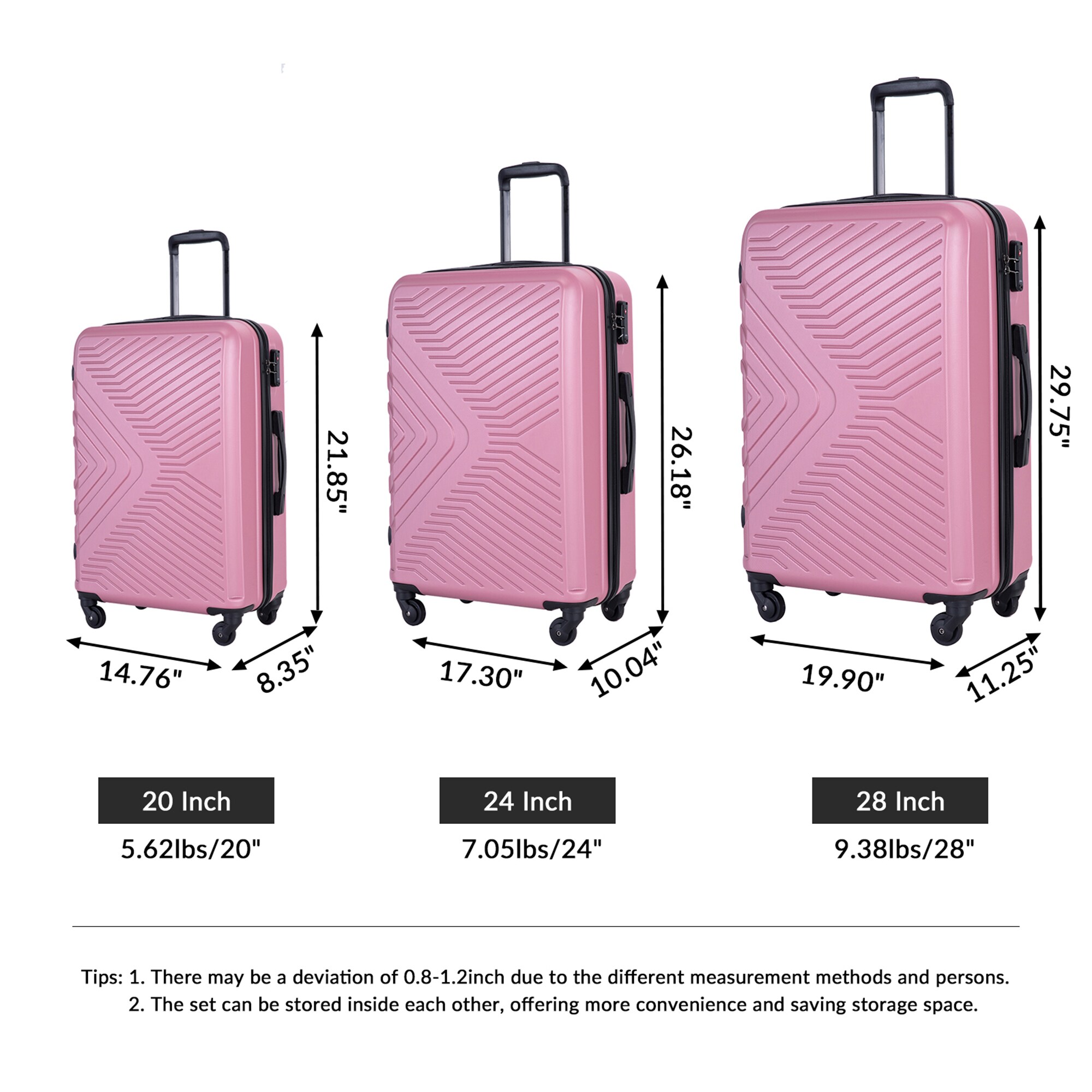 SINOFURN SYD9400018PK Luggage-And-Luggage-Sets - View #10