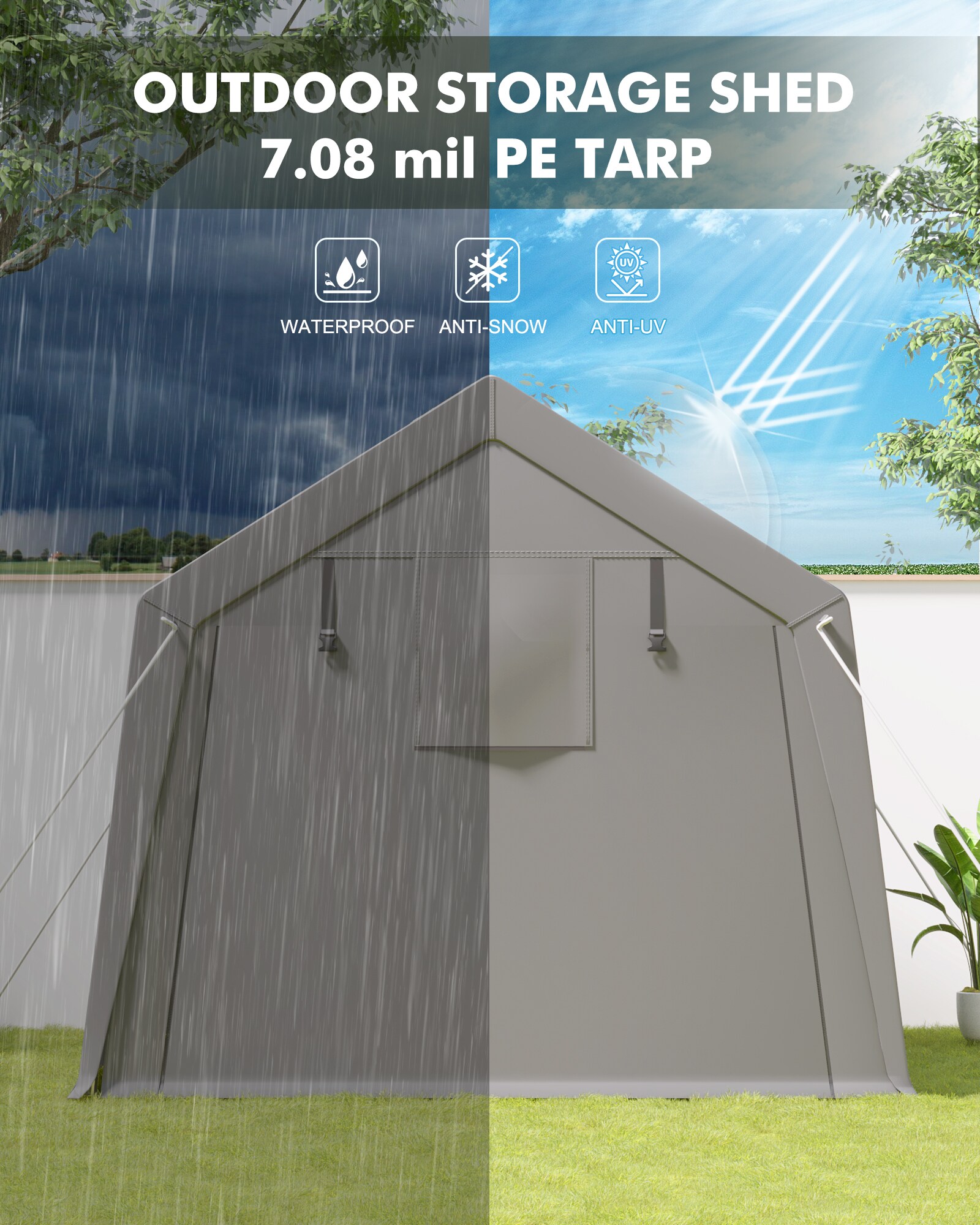 GarveeLife LMYCP-MR980945 Carport-Covers - View #4