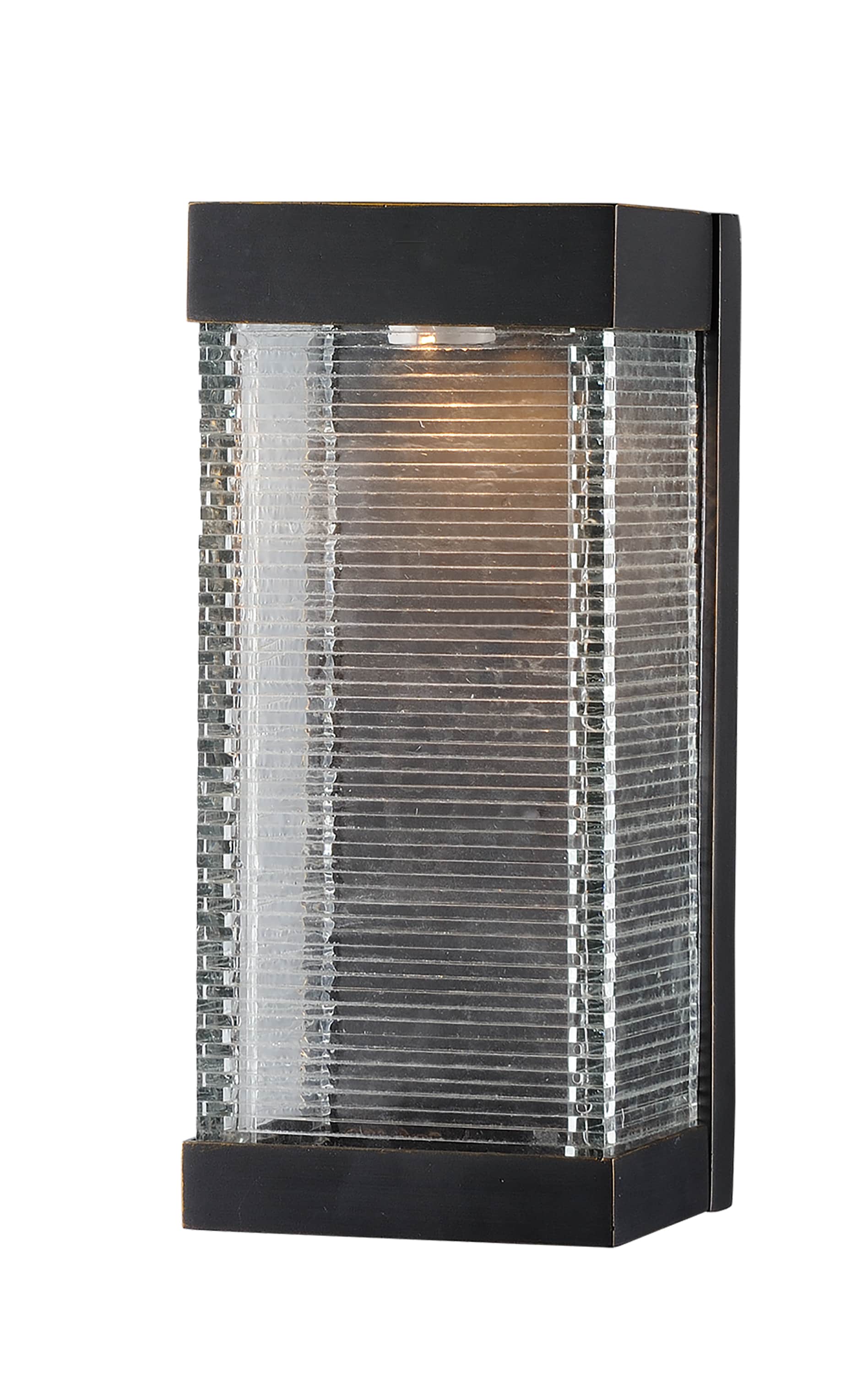 Maxim Lighting 55224CLBZ Stackhouse VX 1 -Light 13-in H Antique Bronze Hardwired Integrated LED Outdoor Wall Light