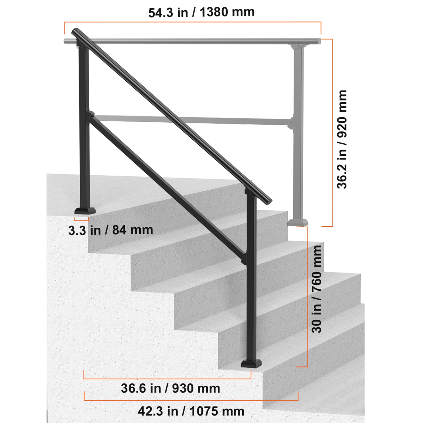 GIVIMO LW102GIVSS3135 Deck-Handrails - View #9