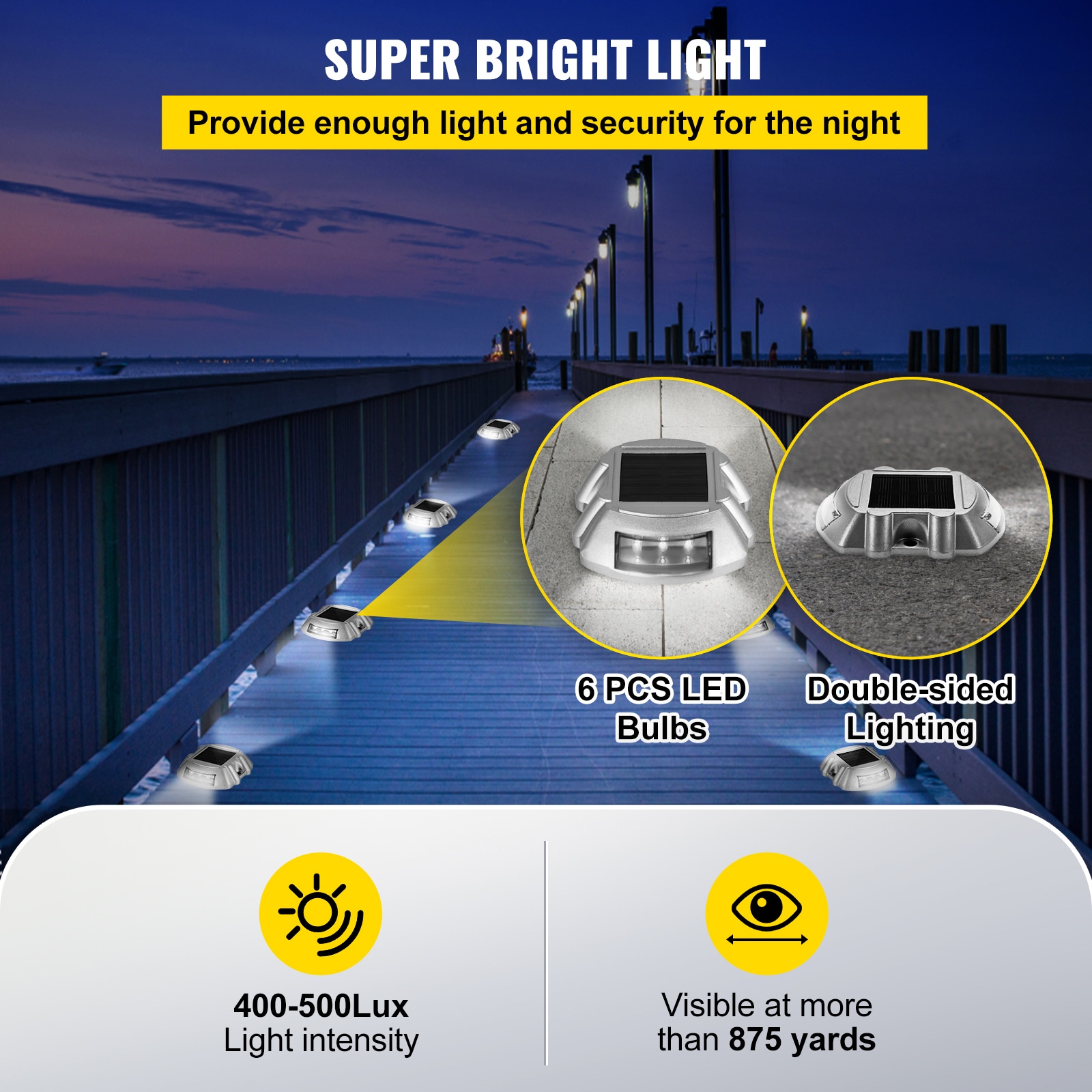 VEVOR TYNDD16JTWH000001V0 Path-Lights - View #6