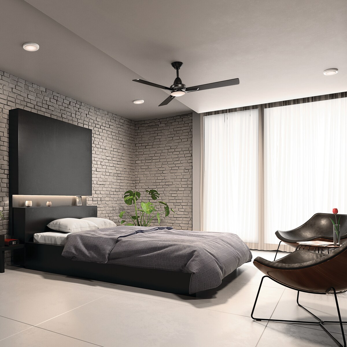 Kichler 300031SBK Ceiling-Fans - View #5