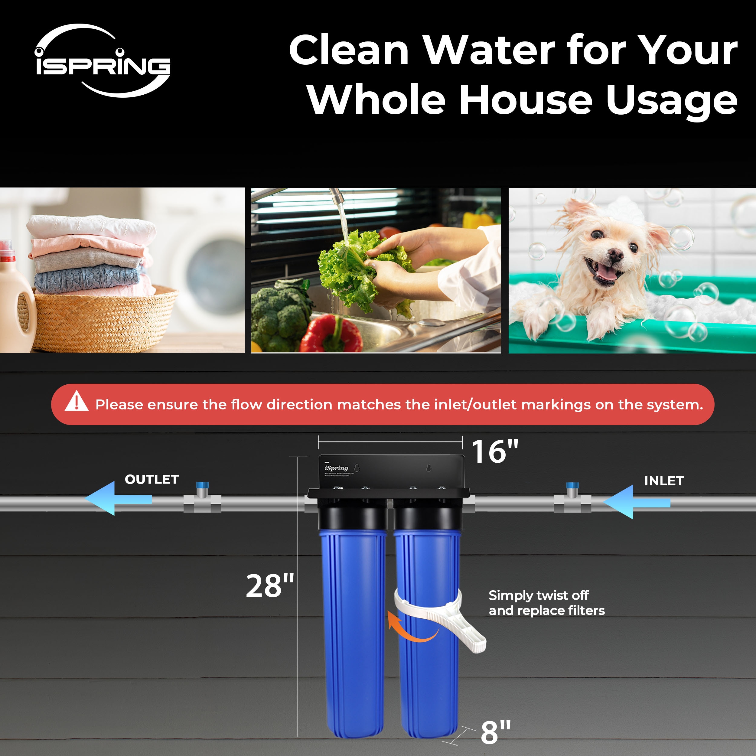 iSpring WGB22B-DS Whole-House-Filtration-Systems - View #4