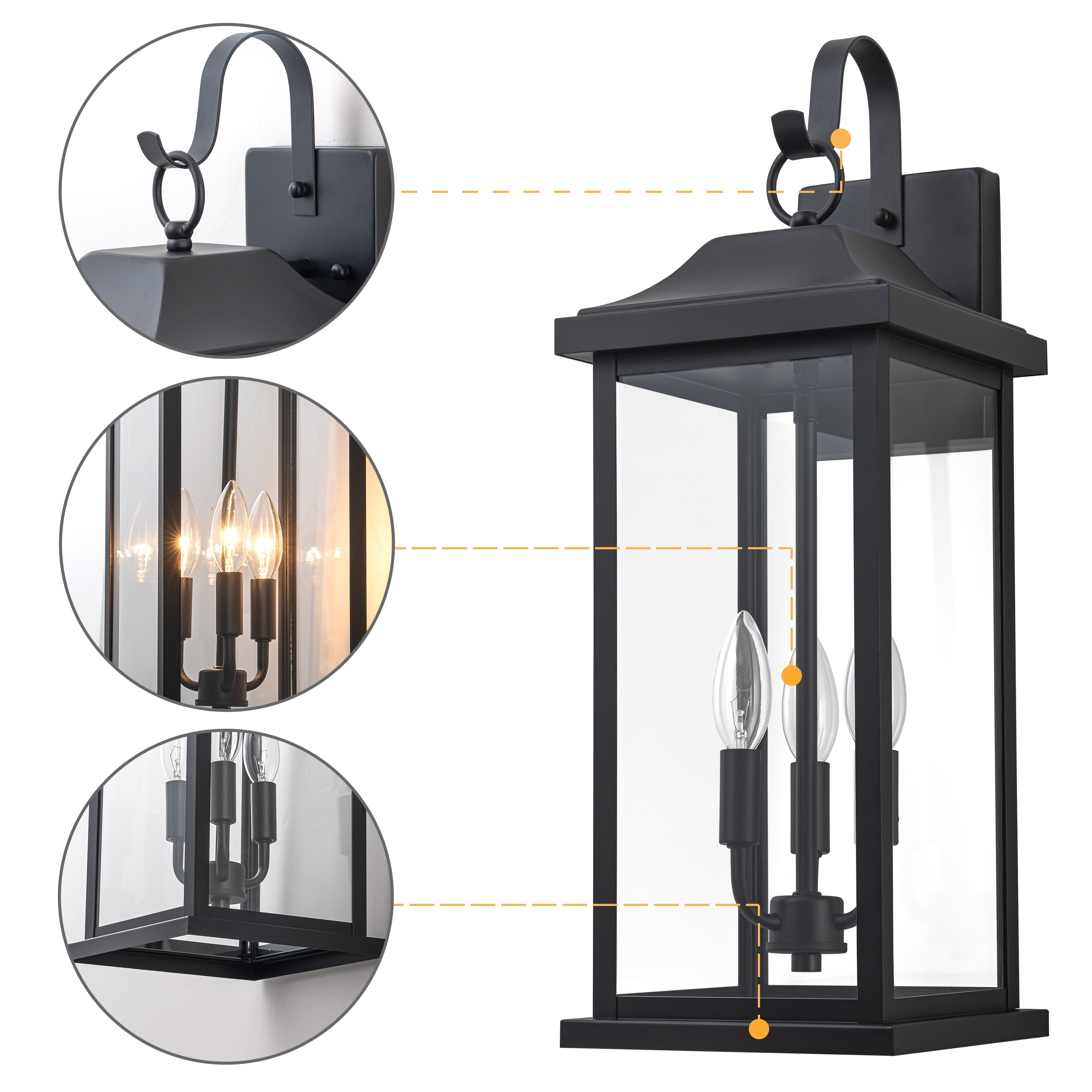 C Cattleya LCA2639-2W Outdoor-Wall-Lighting - View #3