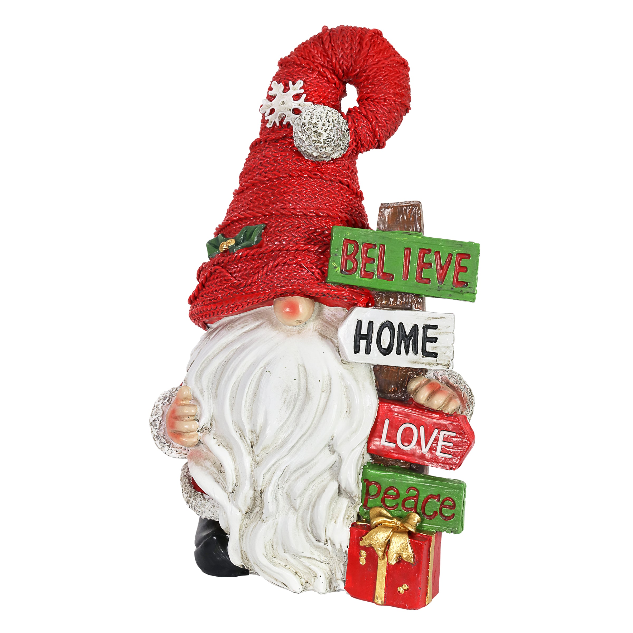Exhart 71453-RS 8.07-in Decoration Santa Christmas Decor