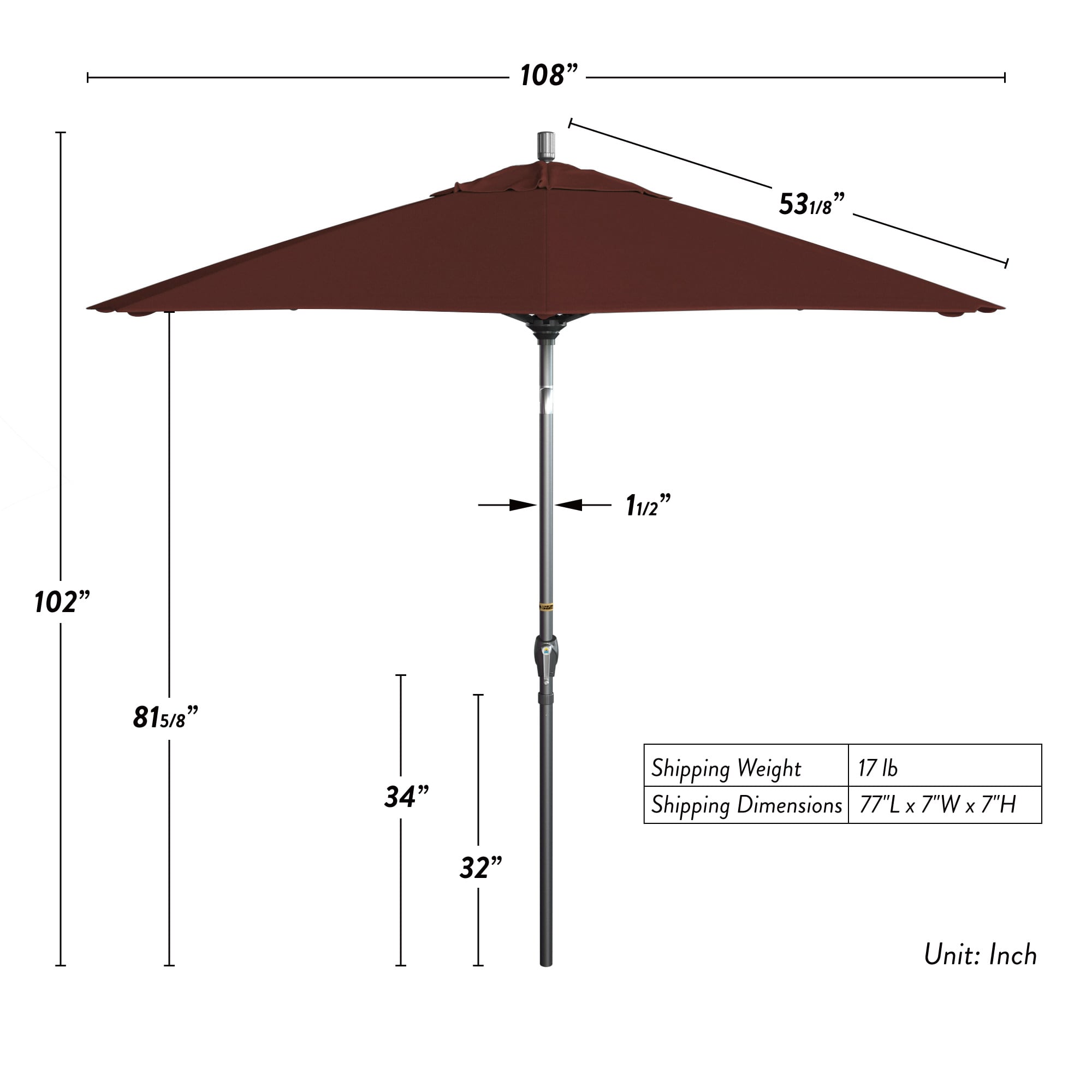California Umbrella 194061209790 Umbrellas-2 - View #6