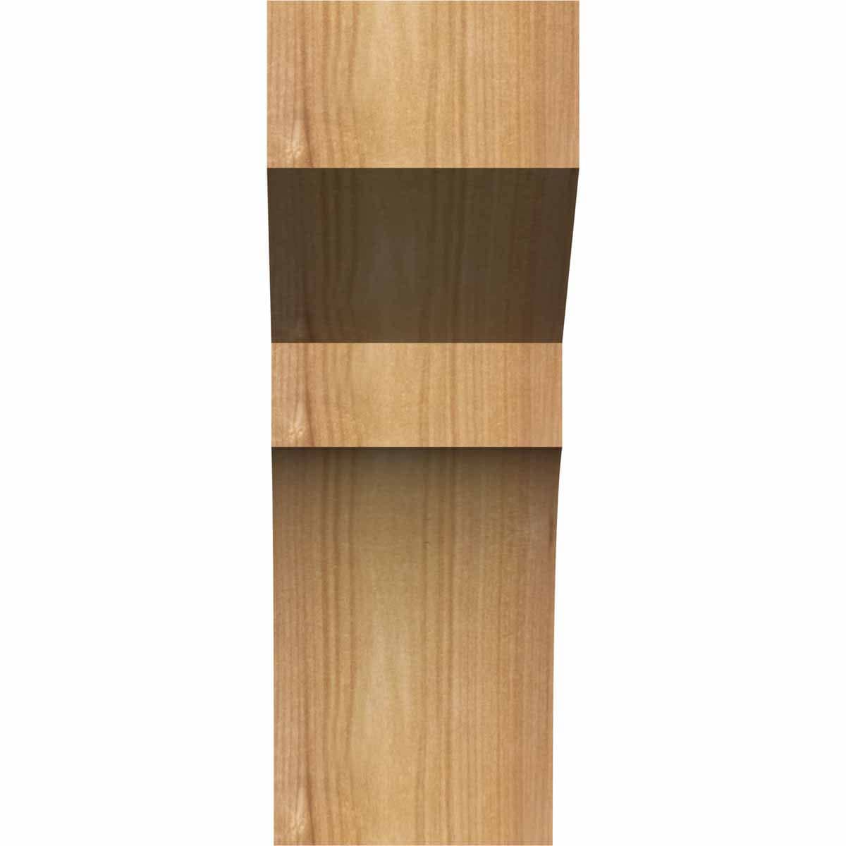 10" Western Red Cedar Smooth Rustic Corbel