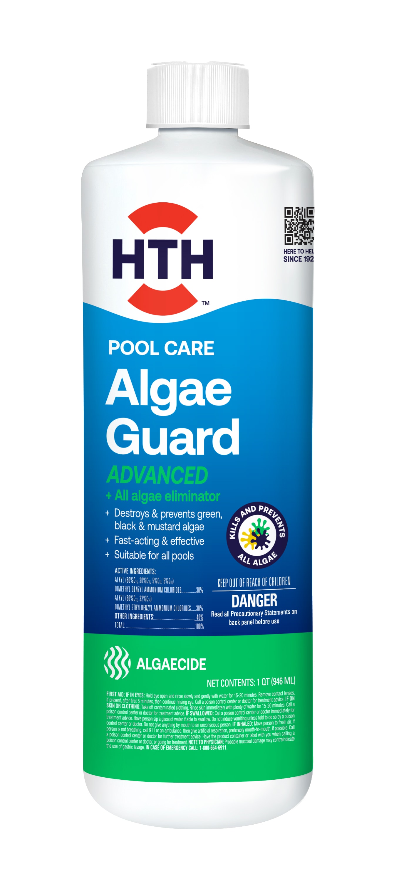 HTH 67243 32-oz Pool Algae Prevention