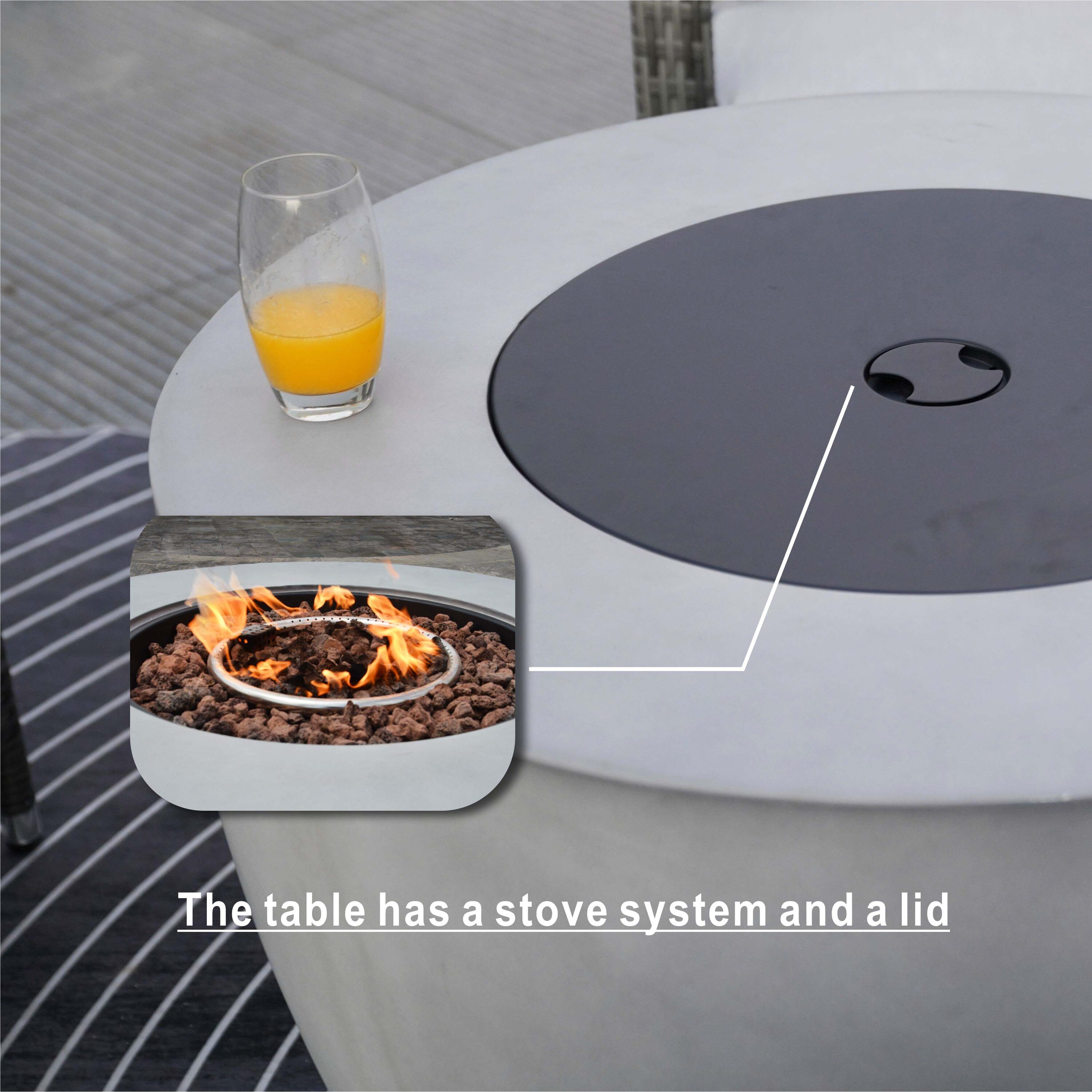 Direct Wicker DWG-2160 Outdoor-Gas-Firepits - View #4