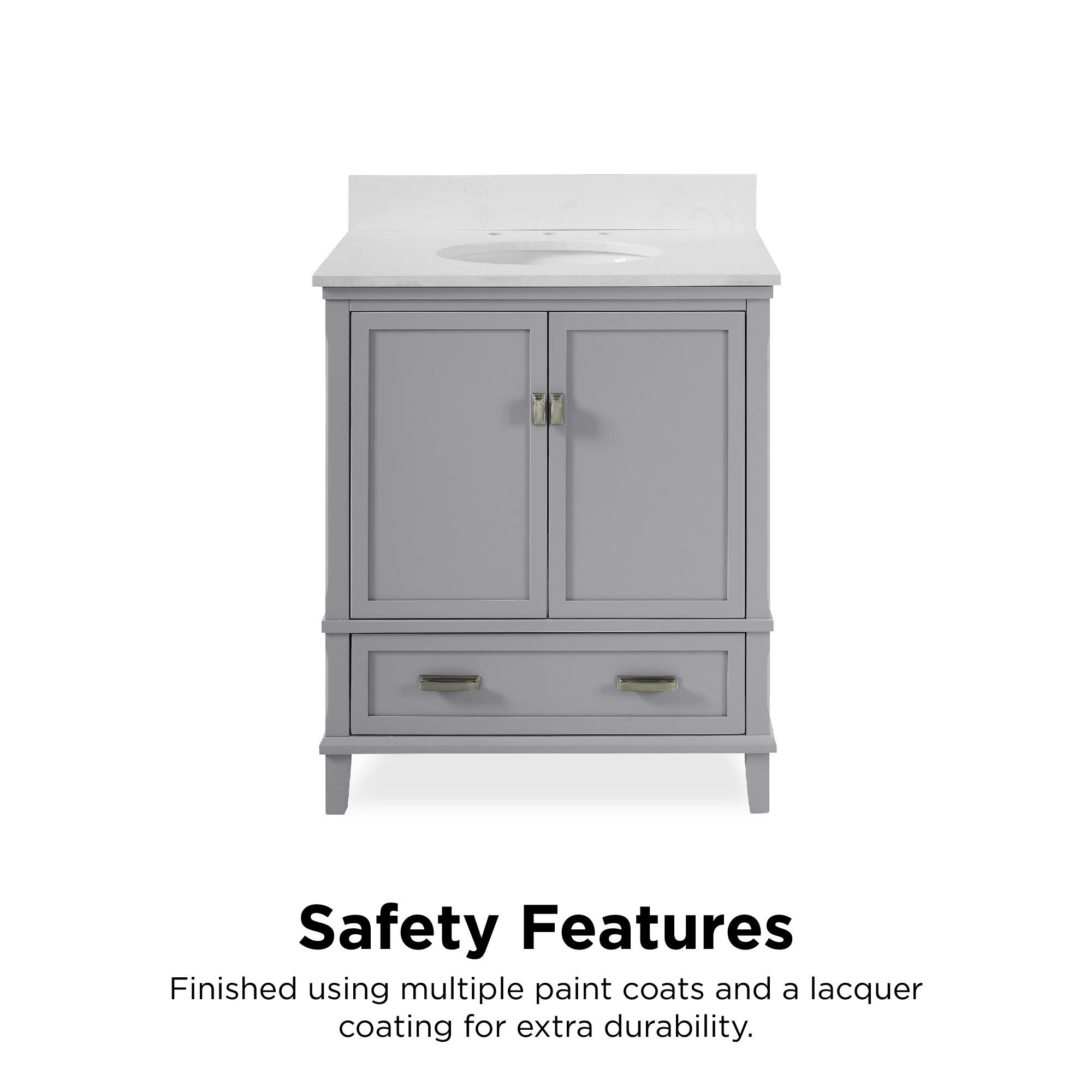 Dorel Living FH8050G-B Bath-Vanity-Combo - View #9