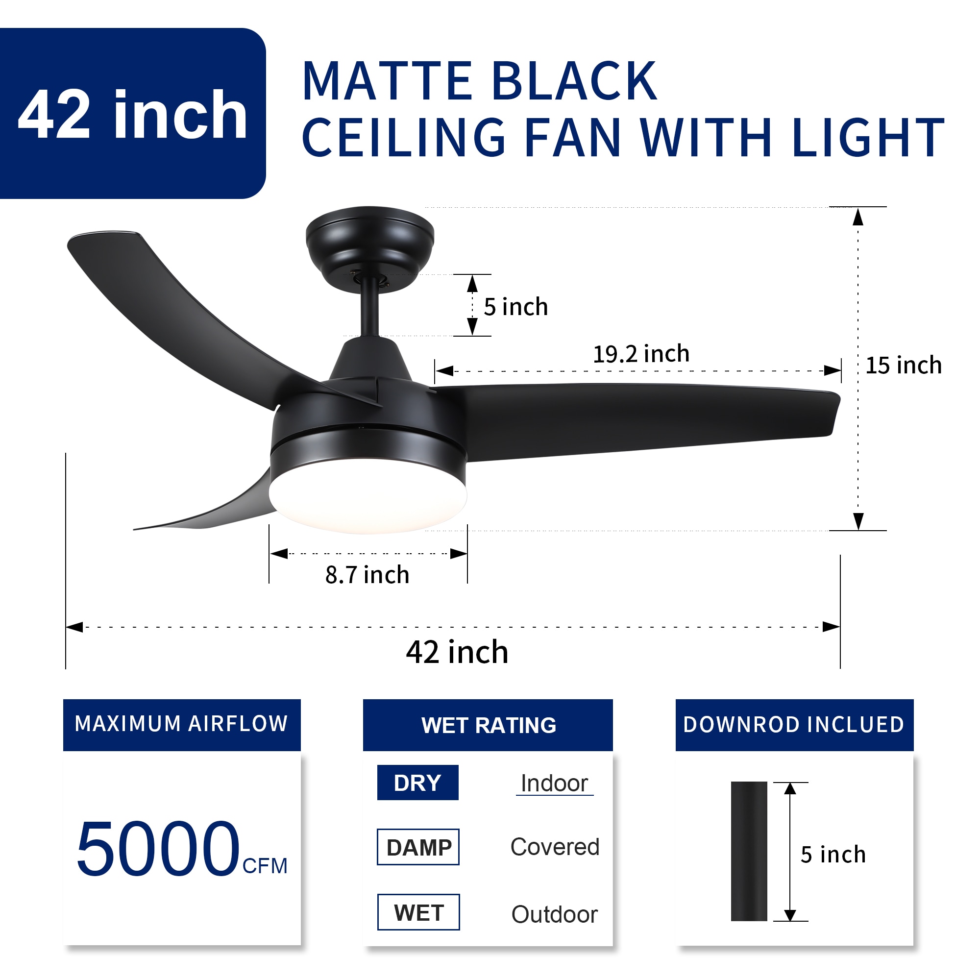 YUHAO LSDC1053BK42 Ceiling-Fans - View #8