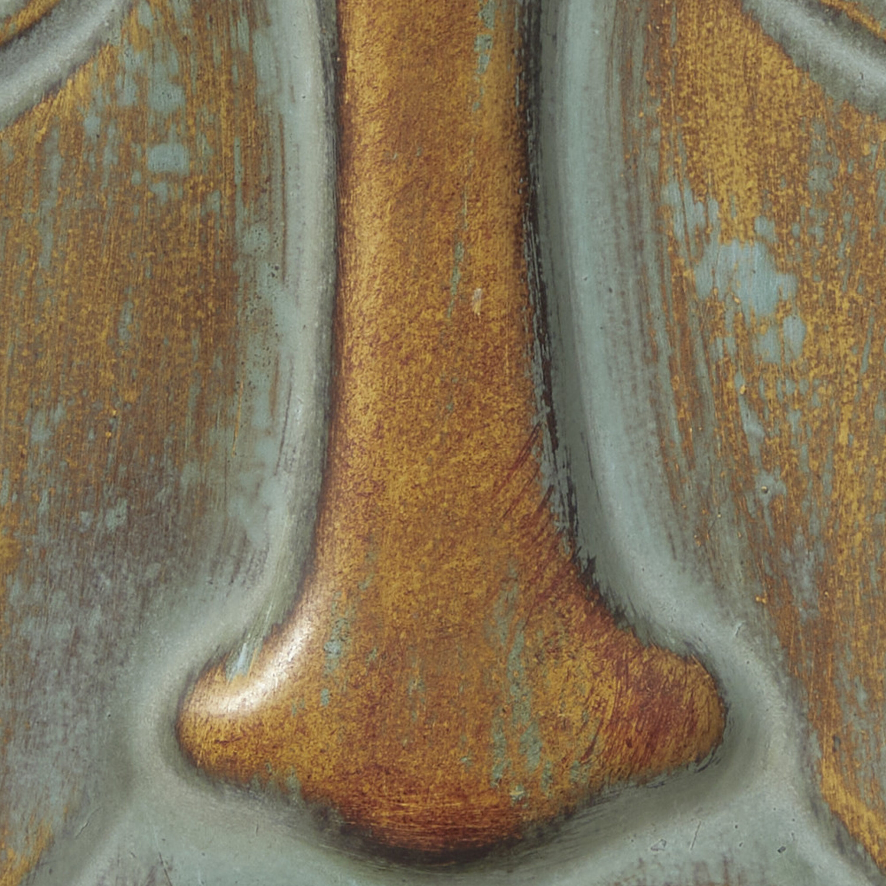 Gold Distressed Metal Sunburst Wall Sculpture