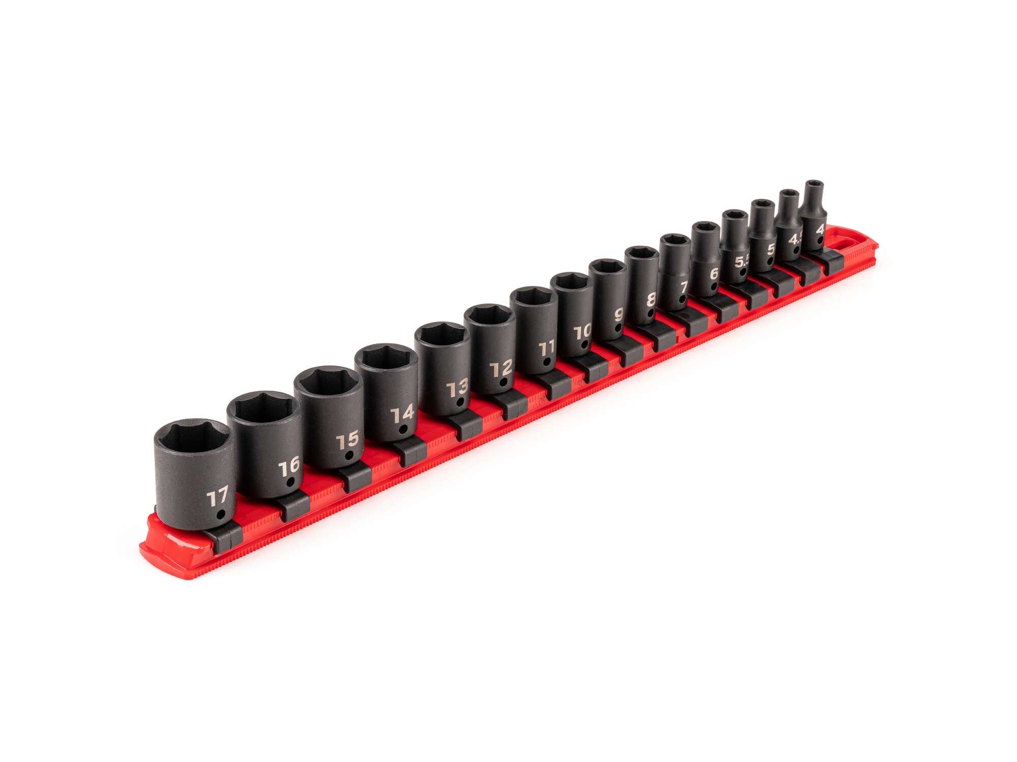 TEKTON SID90102 16 -Piece Metric 1/4-in Drive Set 6-point Impact Socket Set