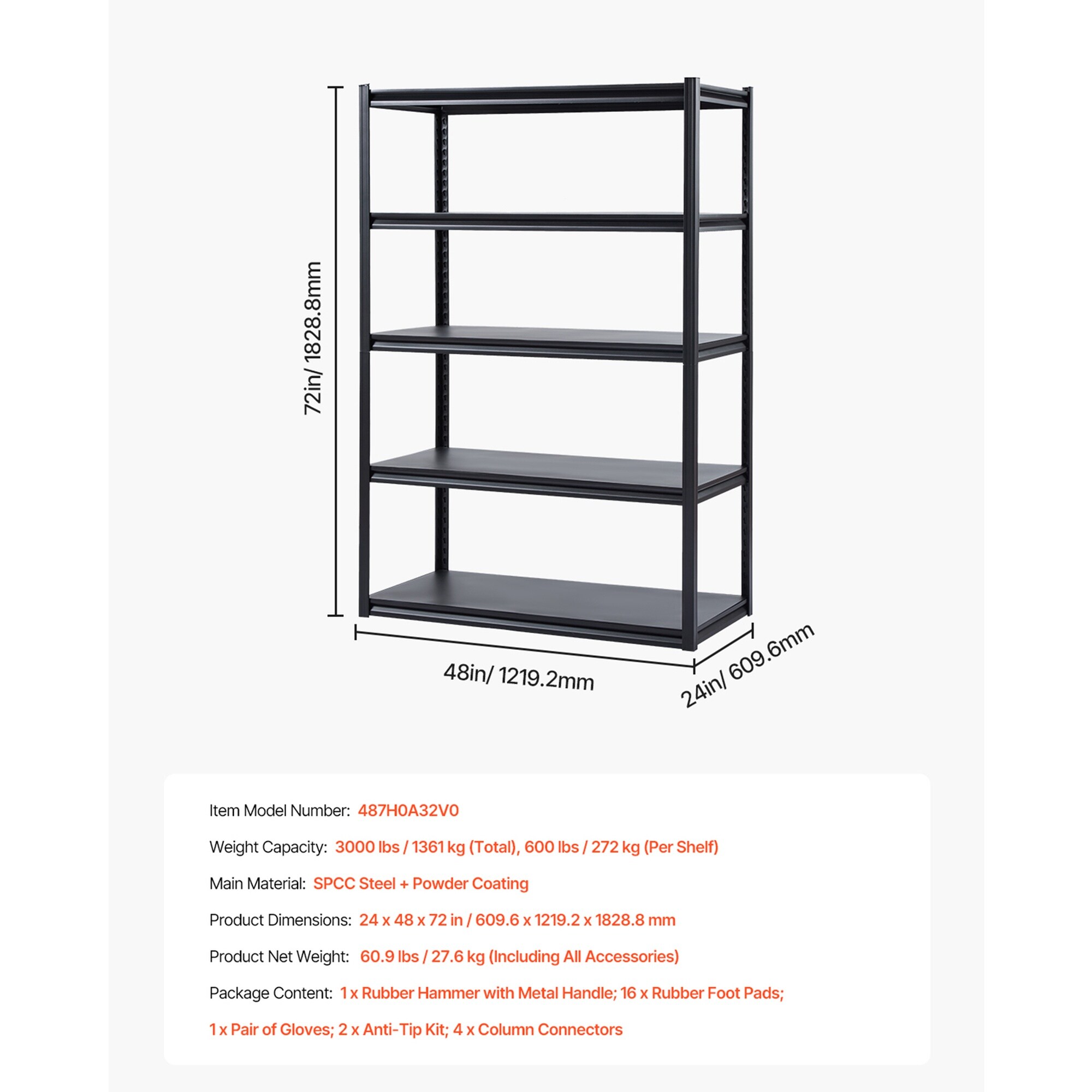 HyperDrop Cart X-HX1S9VNFDKJI Free-Standing-Shelving - View #4