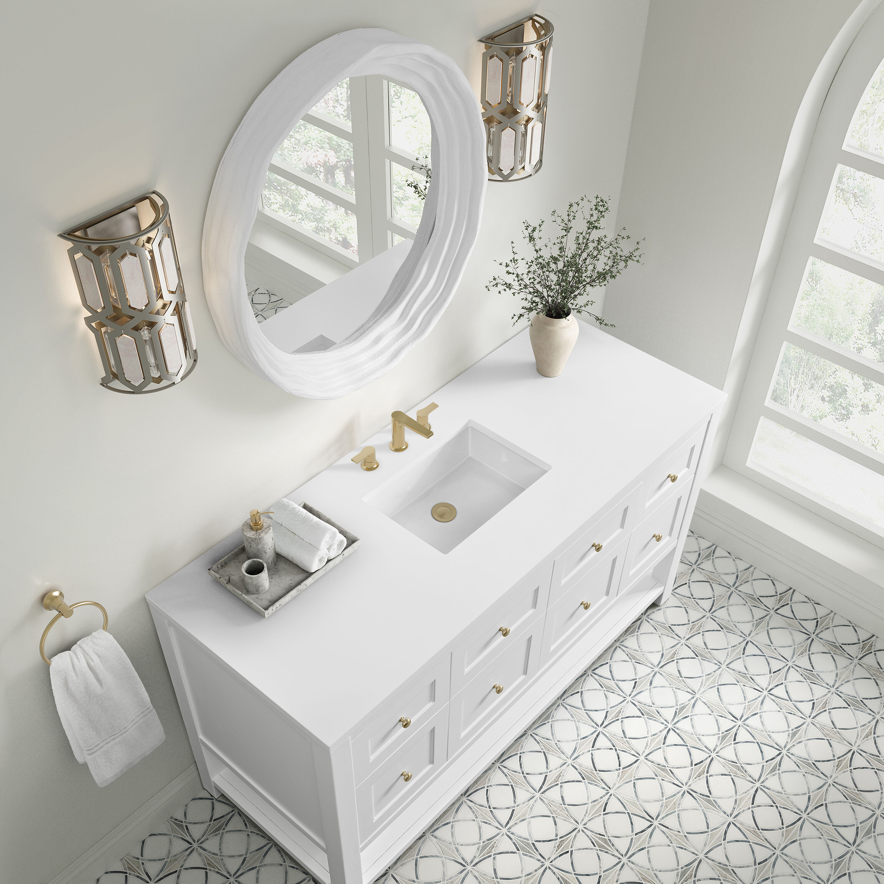James Martin Vanities 330-V60S-BW-3WZ Bath-Vanity-Combo - View #6