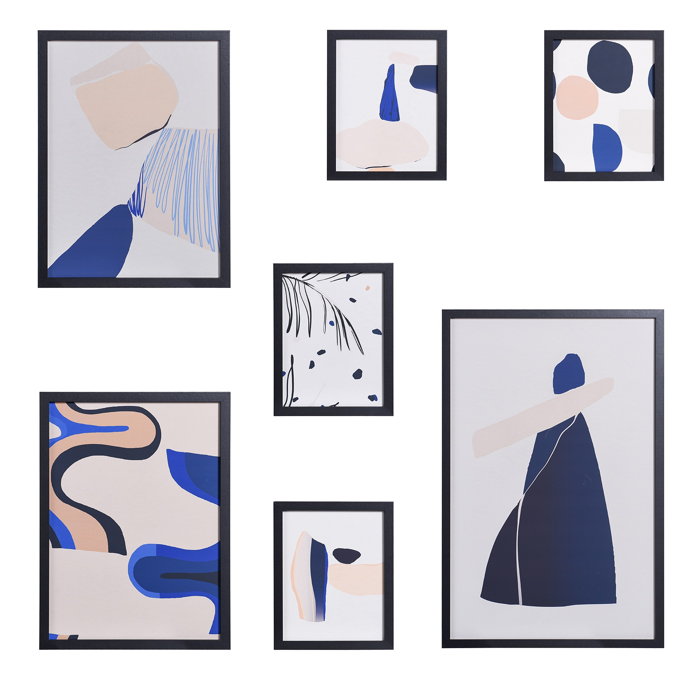 StyleCraft Home Collection DW379231DS Framed 23.62-in H x 15.7-in W Abstract Print on Canvas