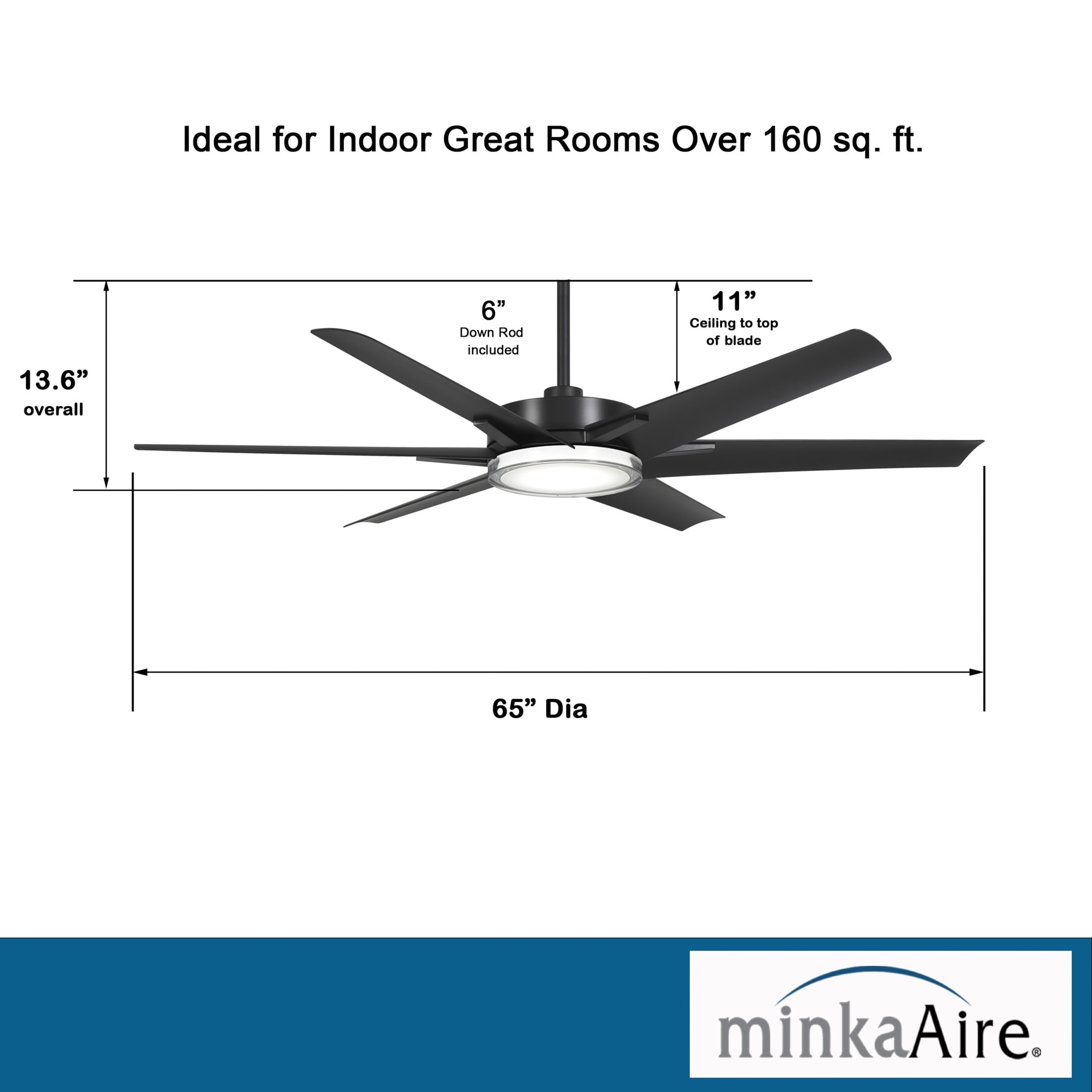 Minka Aire F866L-CL Ceiling-Fans - View #10