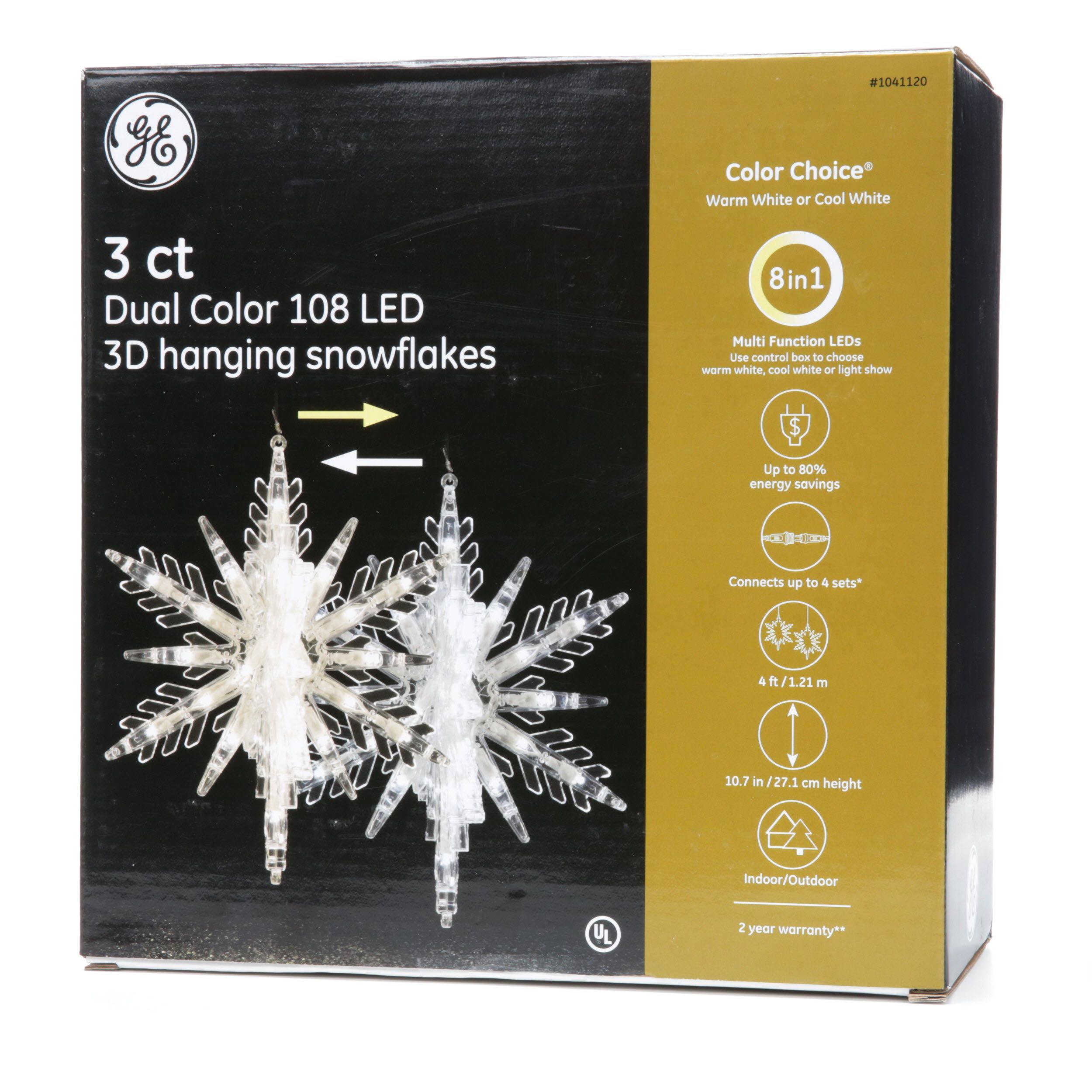 Home And Garden Holiday And Seasonal Décor New 3 Boxes Ge 108 Light Clear