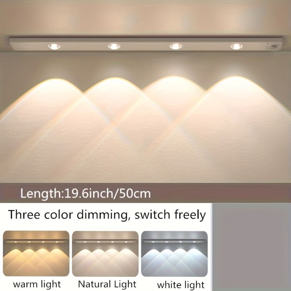 LTMATE LSAW50 JAZAVA 20-in USB plug-in LED Under Cabinet Light Bar Motion Sensing Light