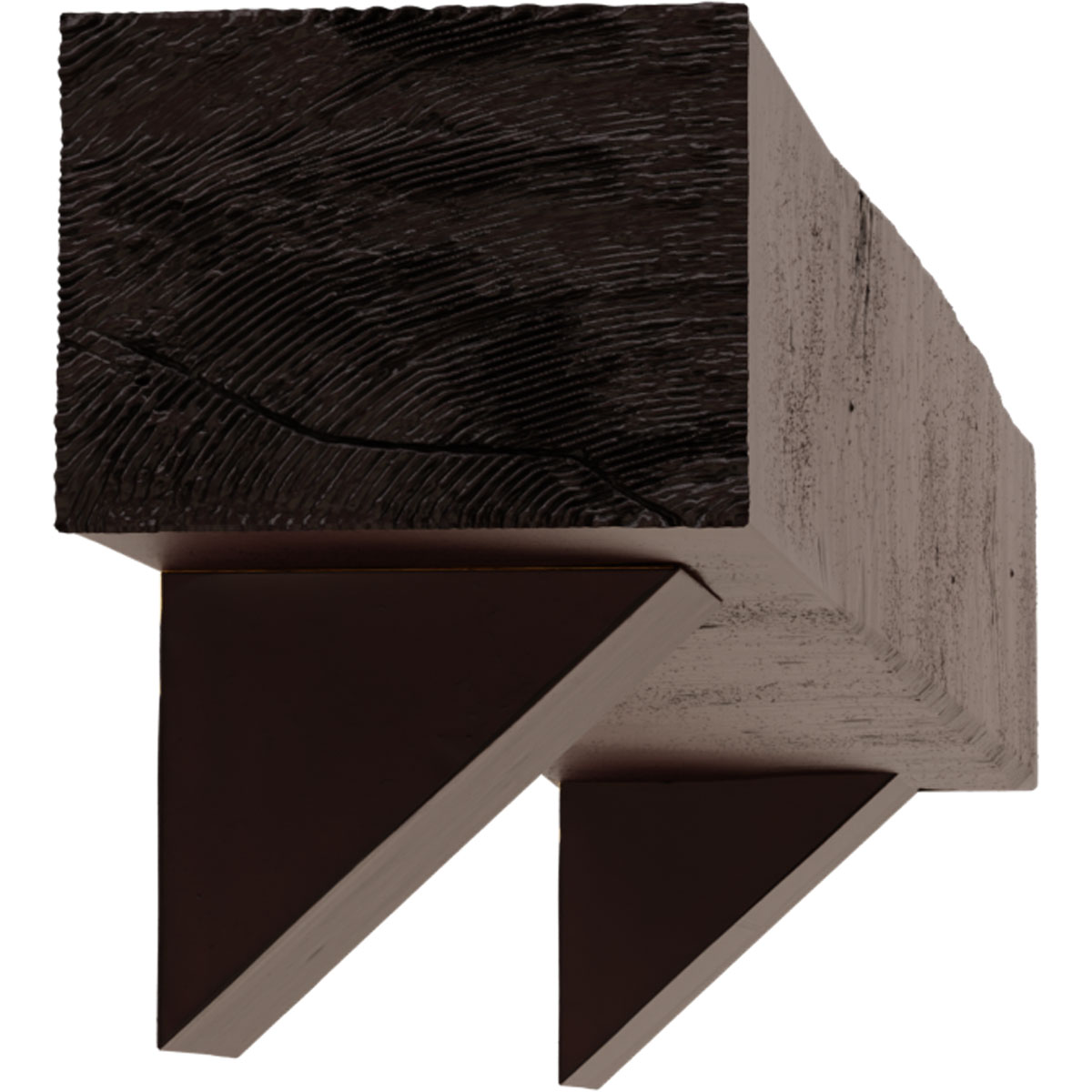 Ekena Millwork MANUKP04X06X72BKZY Mantel-Shelves - View #4