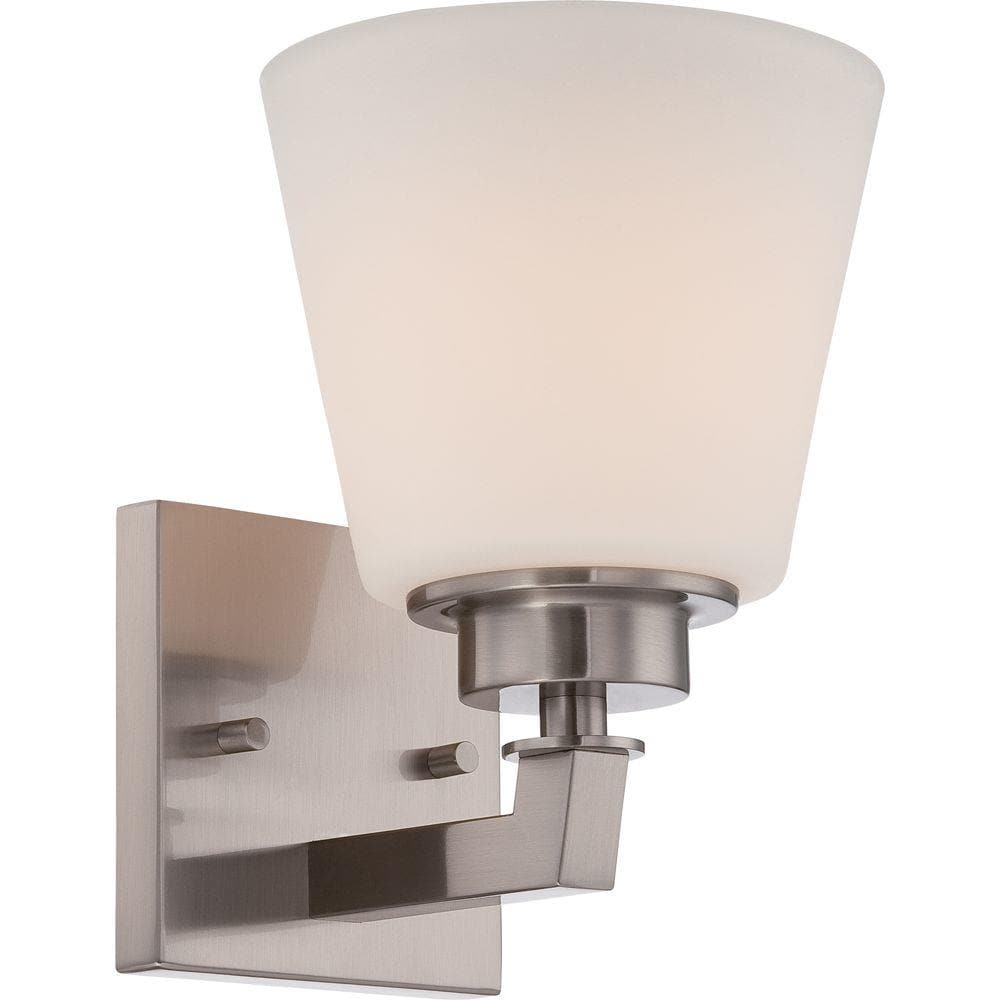  LW-SC533244 8.13-in 1-Light Brushed Nickel Transitional Vanity Light