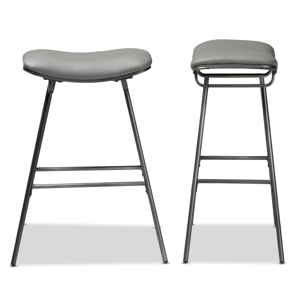 Baxton Studio 159-2PC-9844-LW stools - View #2