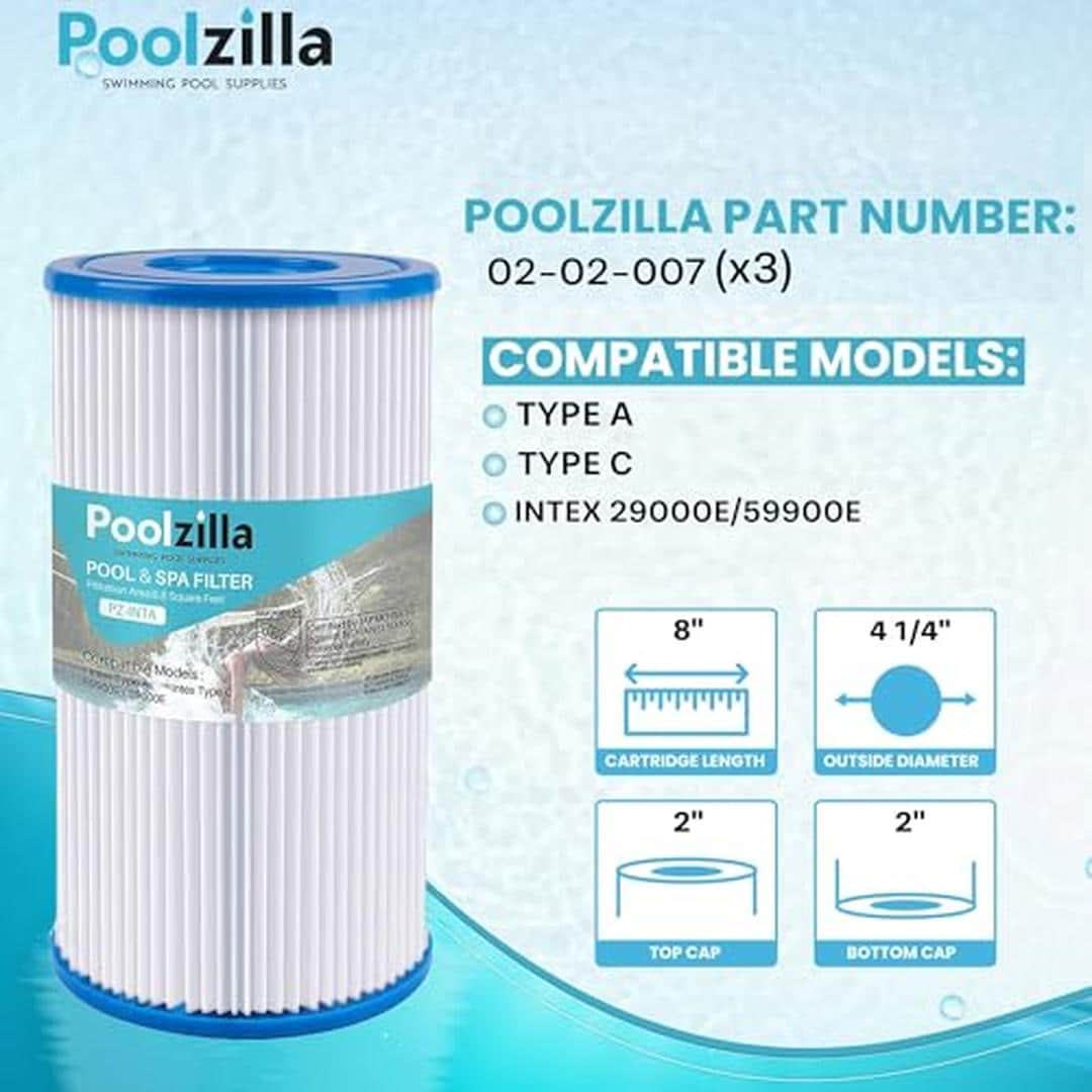 Poolzilla PZ-INTA-3PC Pool-Filter-Skim-Sys-Parts - View #2