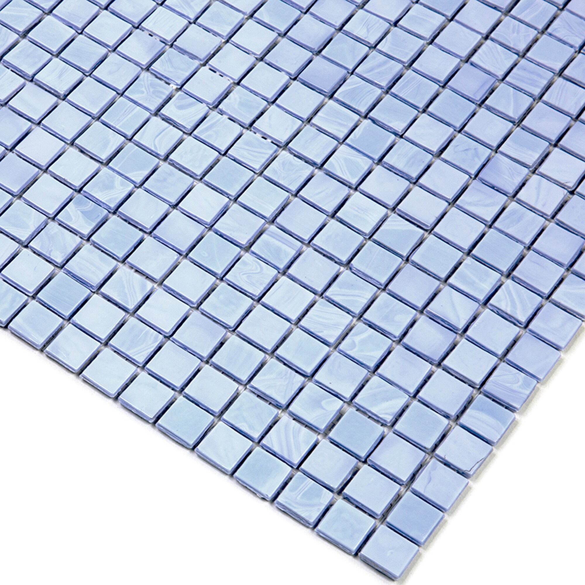 Apollo Tile Skosh Columbia Blue 11-1/2-in x 11-1/2-in Glossy Glass Uniform Squares Floor and Wall Tile (18.69-sq. ft/ Carton)