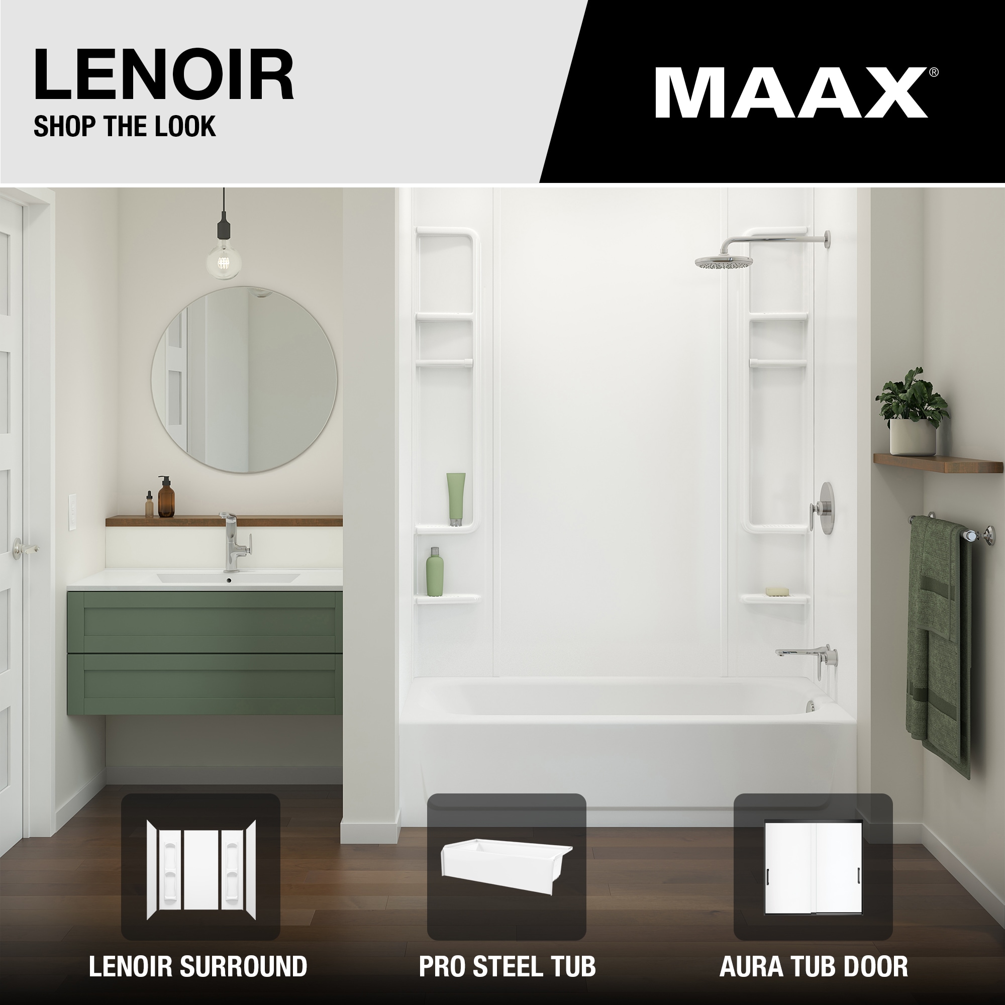 MAAX 807139-000-129-000 Bathtub-Wall-Surrounds - View #14