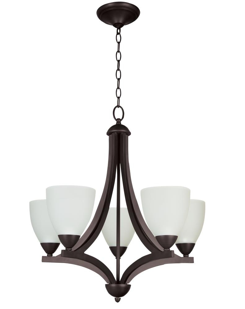 Craftmade 37725-OLB-WF Almeda 5-Light Old Bronze Transitional Chandelier