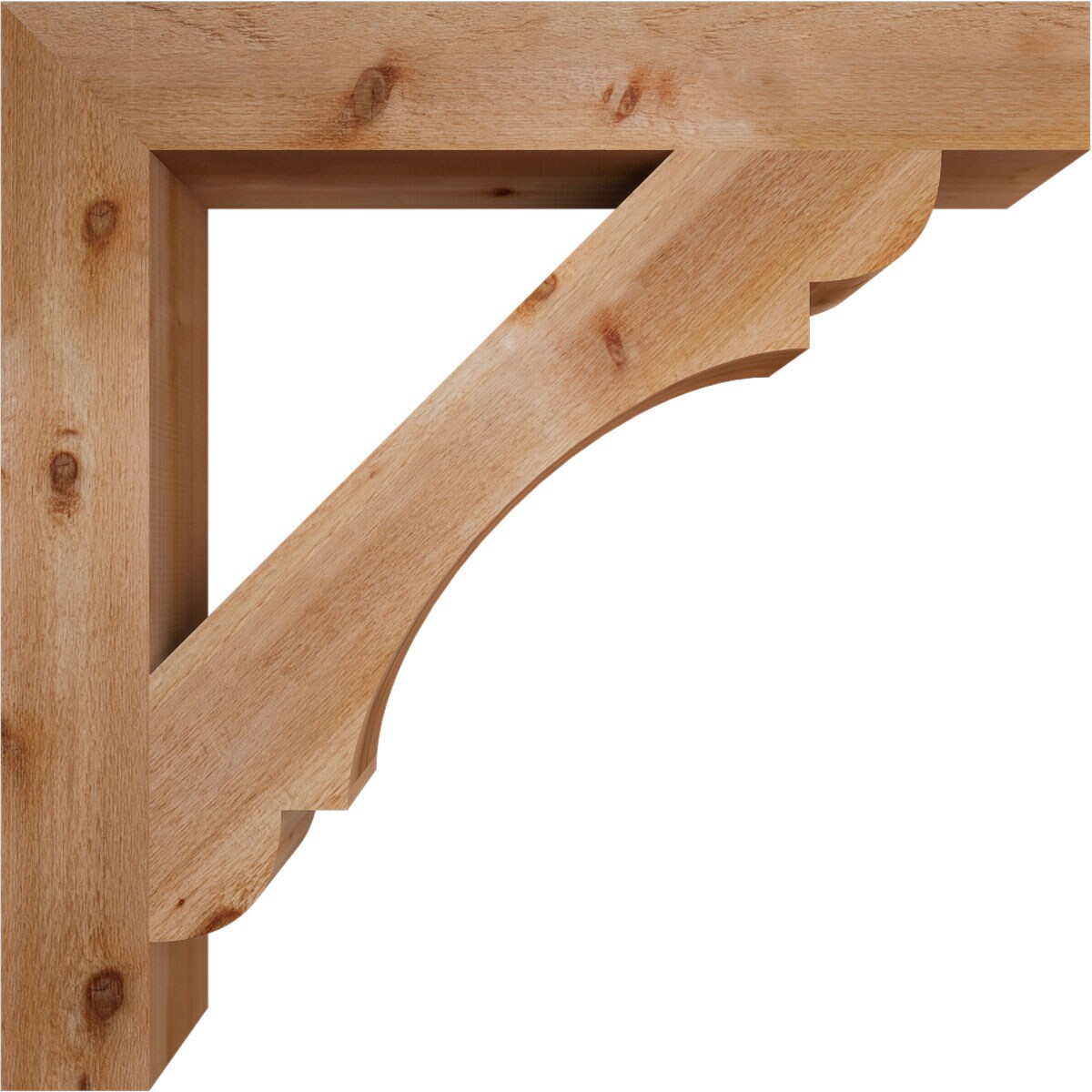 Ekena Millwork BKT06X44X44OLY05RWR Exterior-Brackets-Braces - View #3