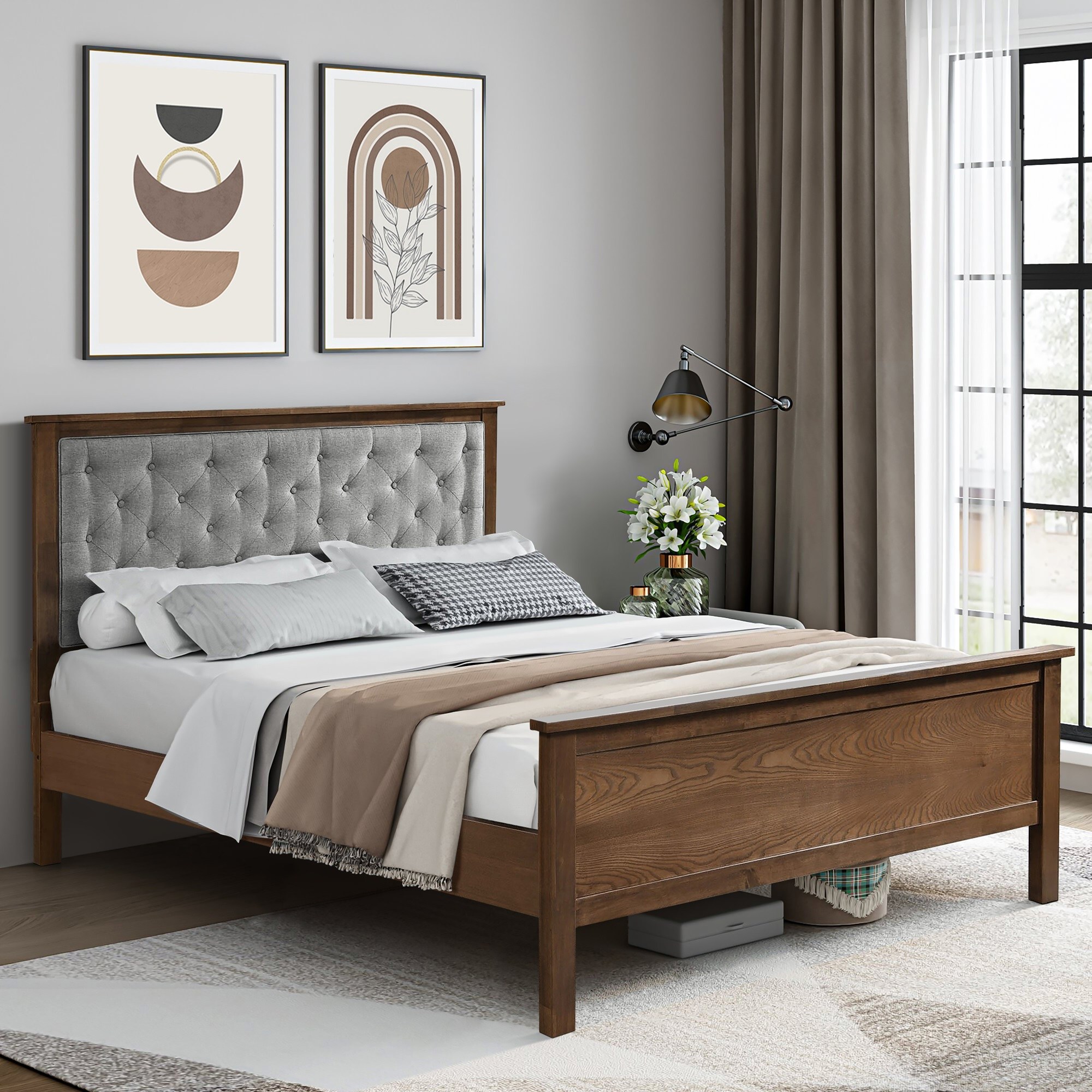 LuxenHome WHIF1882 Upholstered-Headboards - View #8