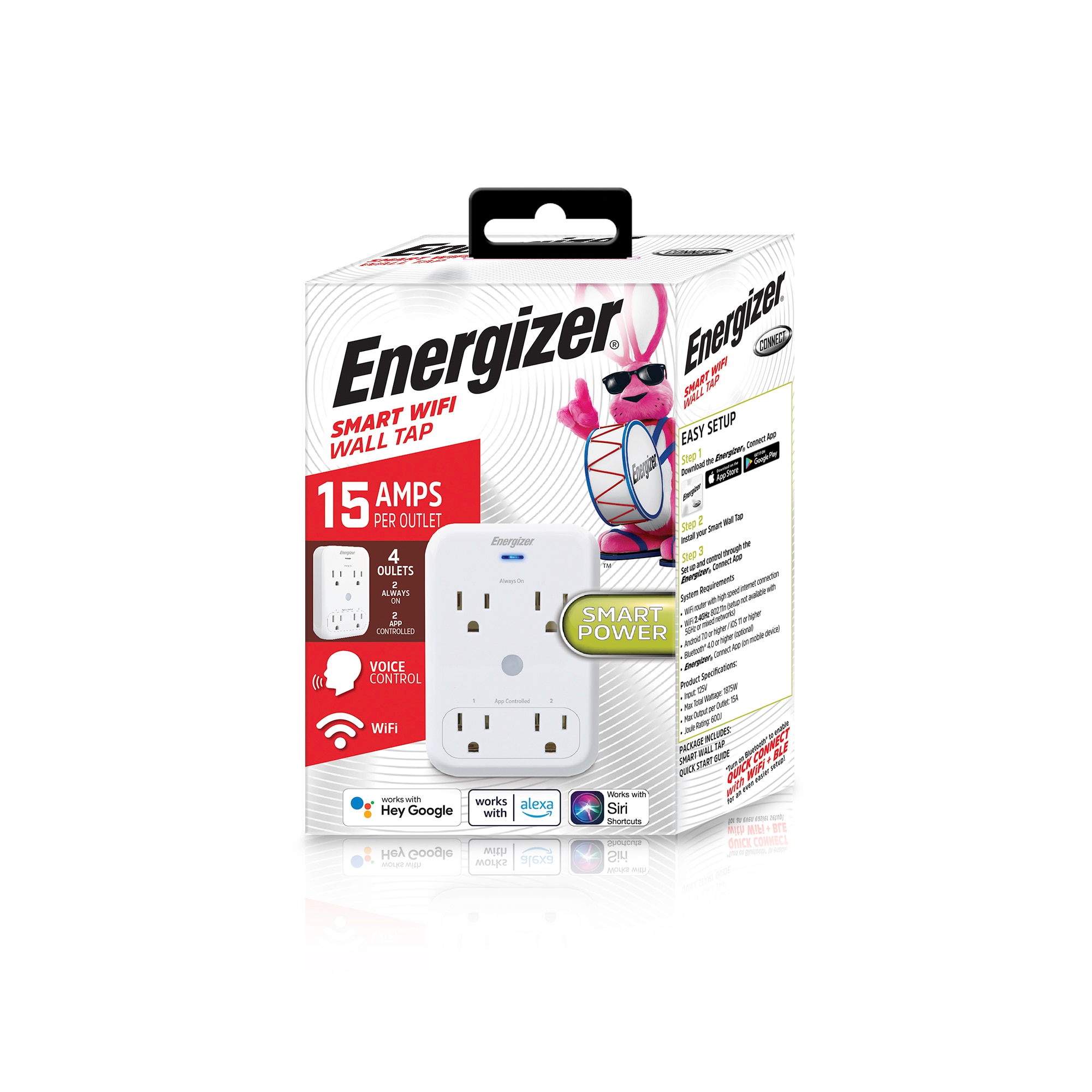 Energizer EWT3-1000-WHT Iris-Smart-Plug - View #6