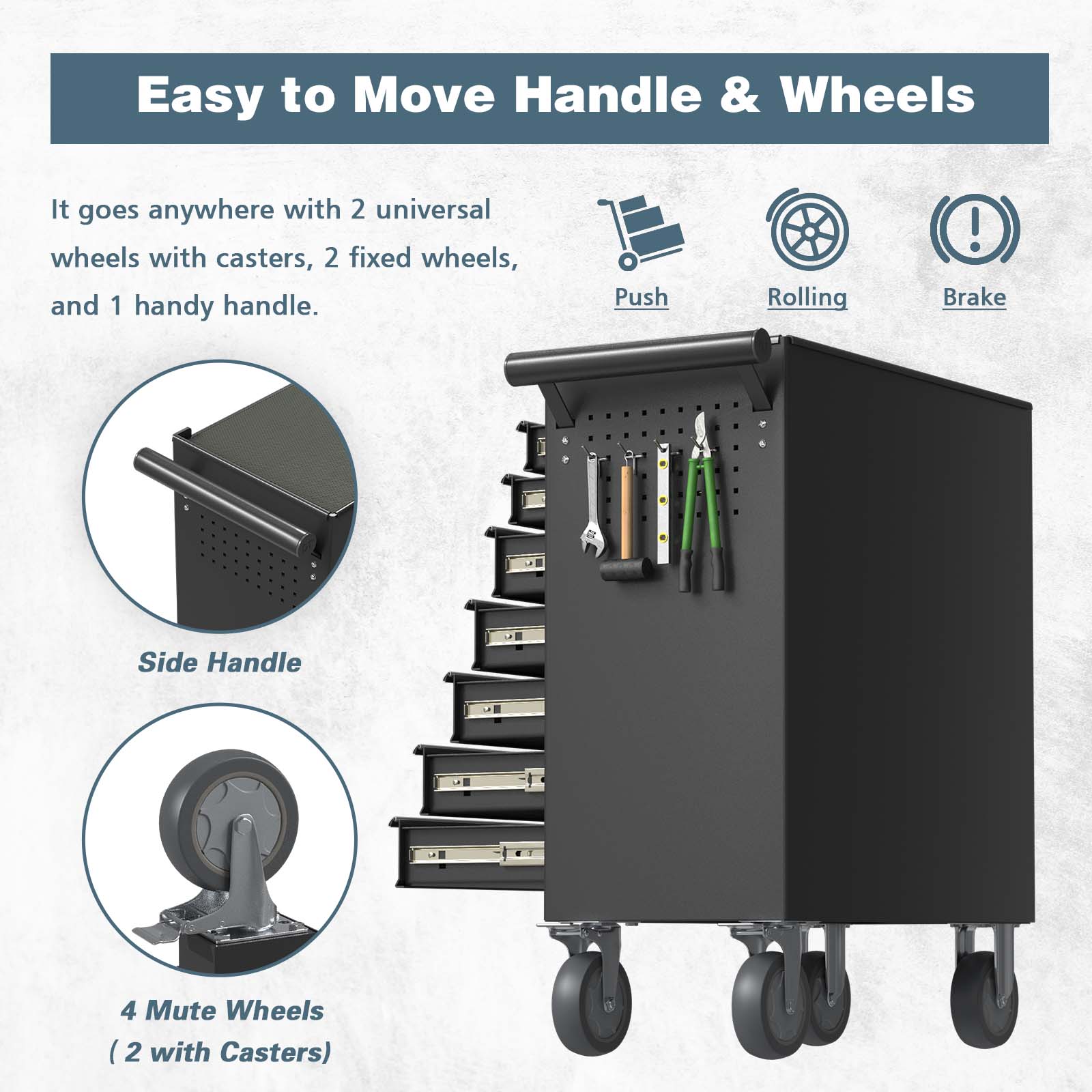 RaDEWAY TH111209-BK Tool-Cabinets - View #5