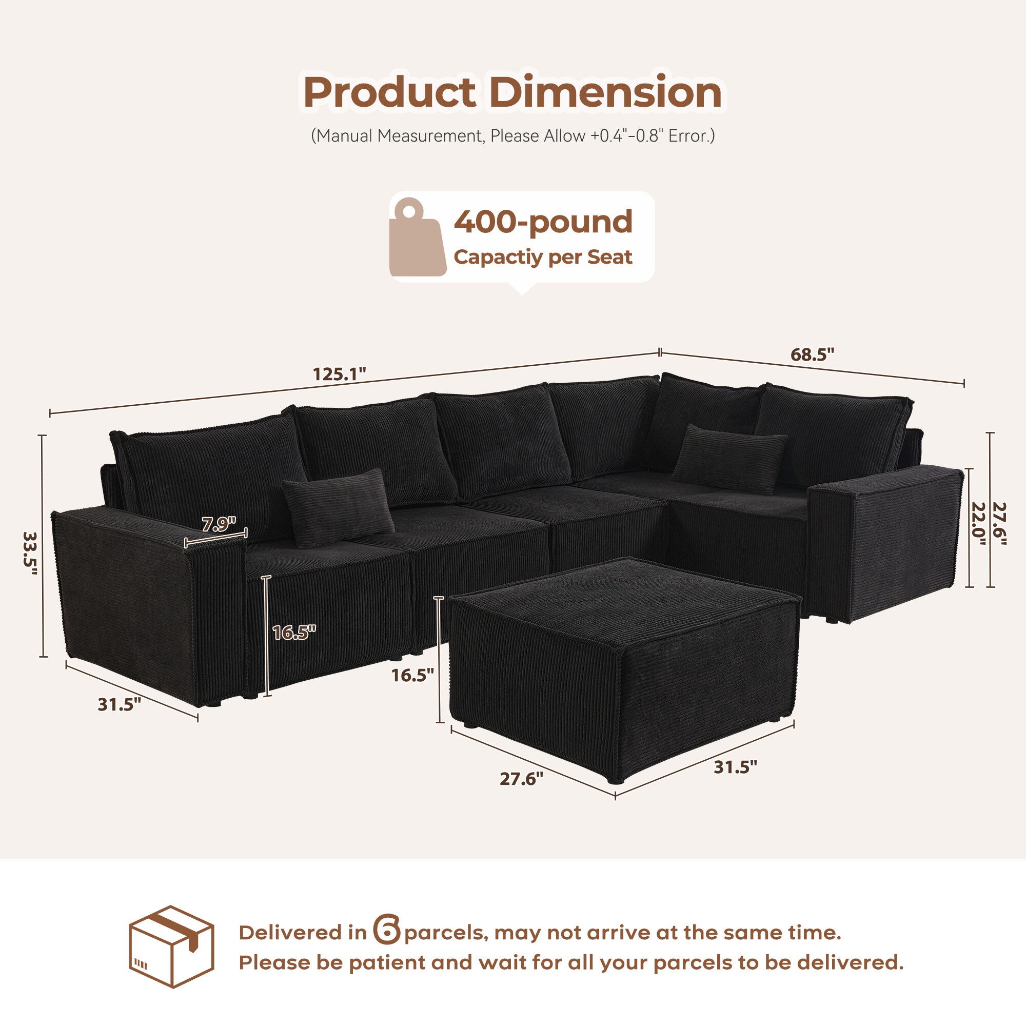 ALTRIGUS 6L-GIGI400-61-AL Sofas-Loveseats - View #3