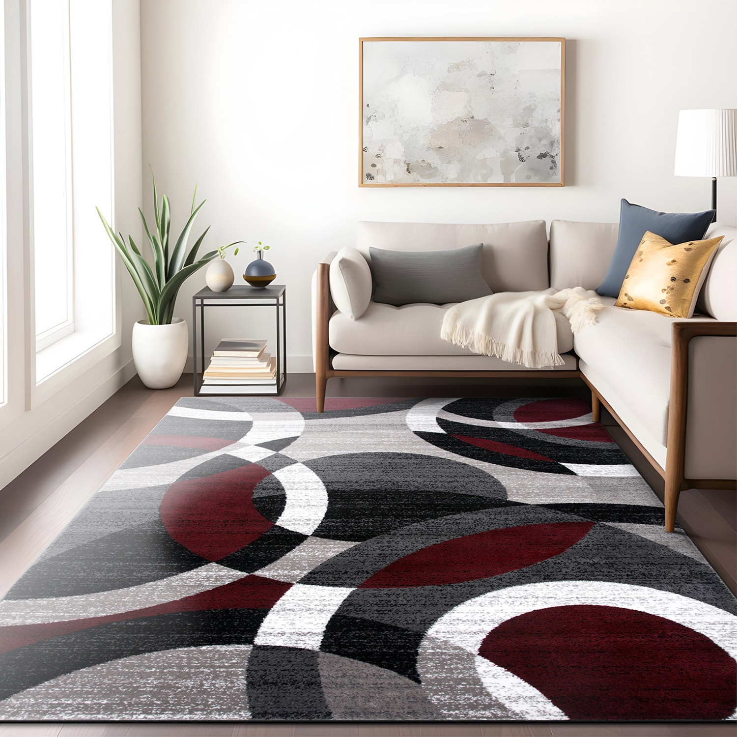 World Rug Gallery 105 RED 5X8 rugs - View #6