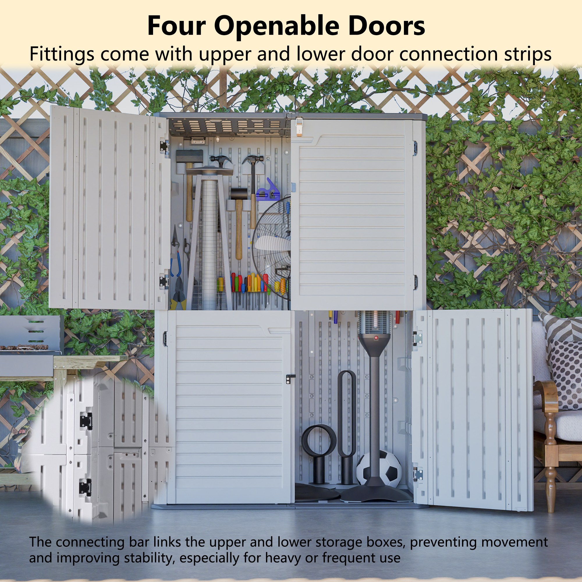 Dexmalle W2505S00081 Vinyl-Resin-Storage-Buildings - View #2